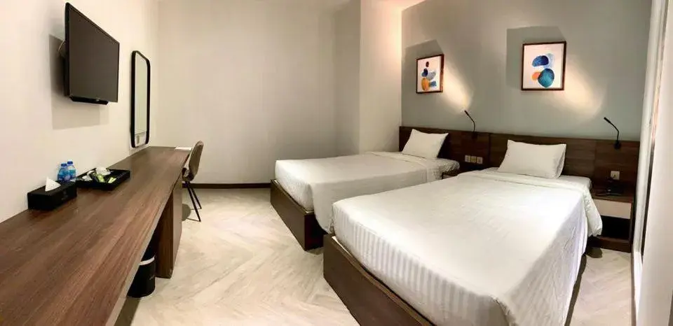 Standard Twin Room in CHAU KHUONG HOTEL Standard Twin Room in CHAU KHUONG HOTEL