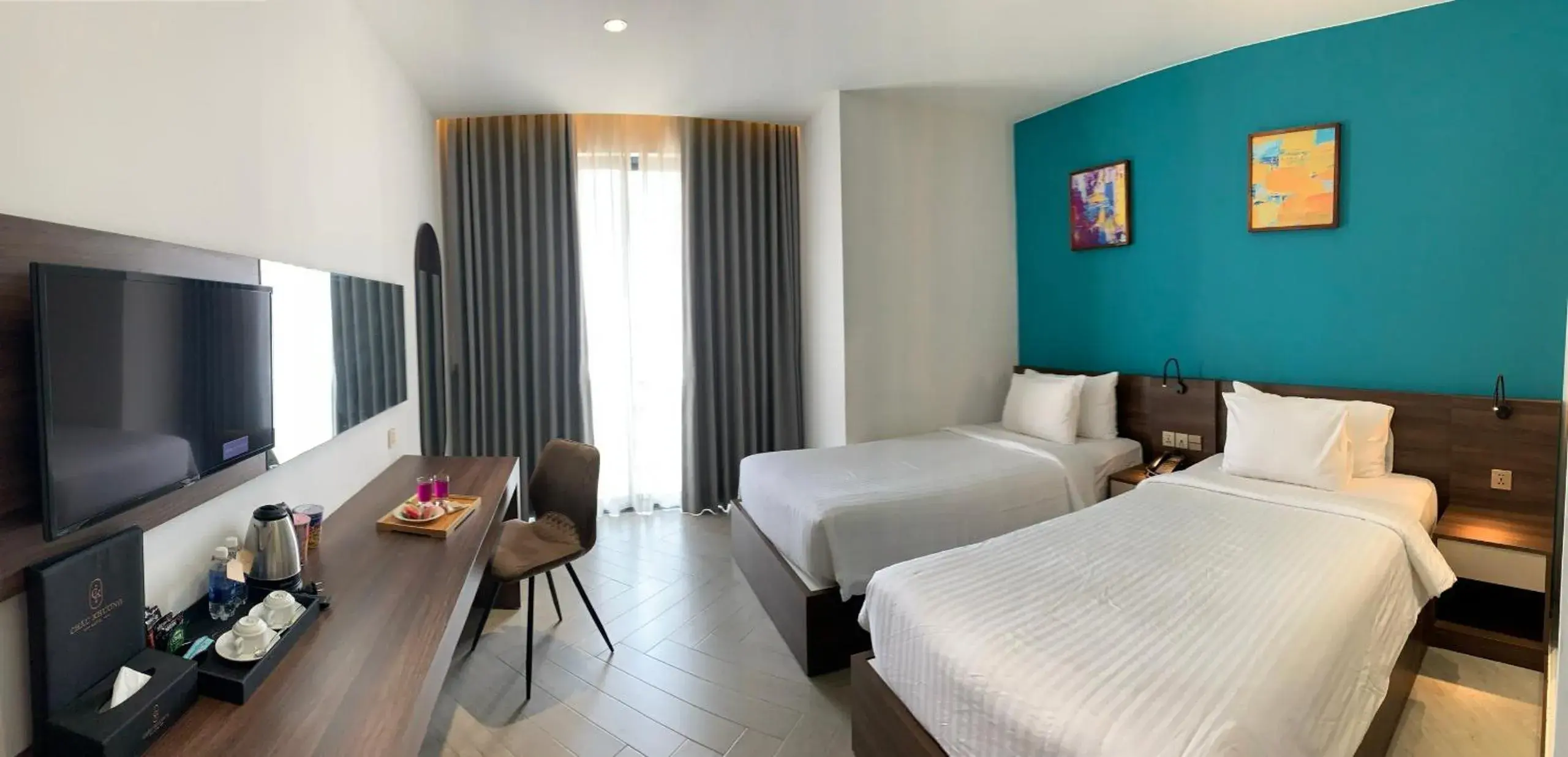 Deluxe Twin Room in CHAU KHUONG HOTEL Deluxe Twin Room in CHAU KHUONG HOTEL