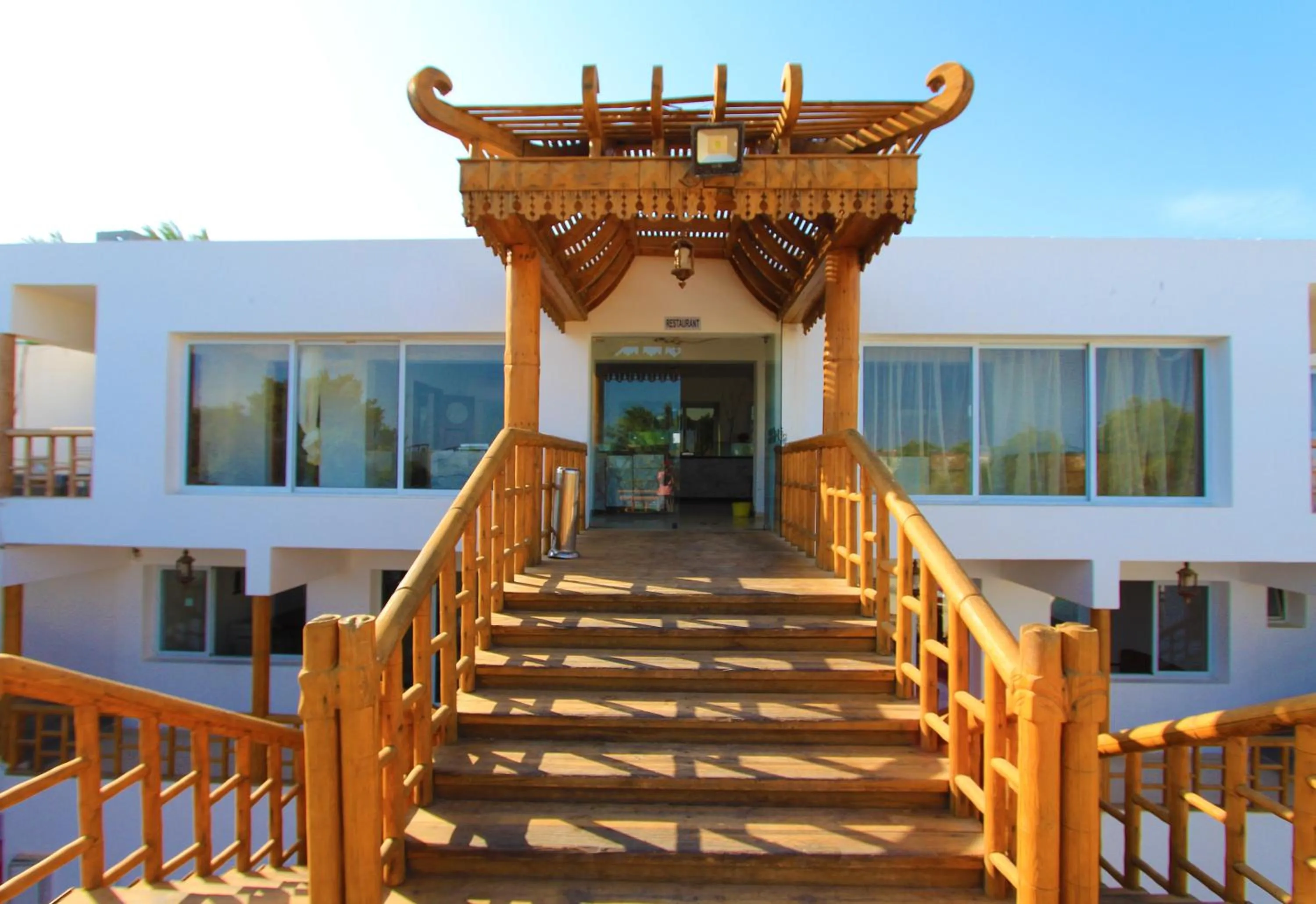 Facade/entrance in Panda resort