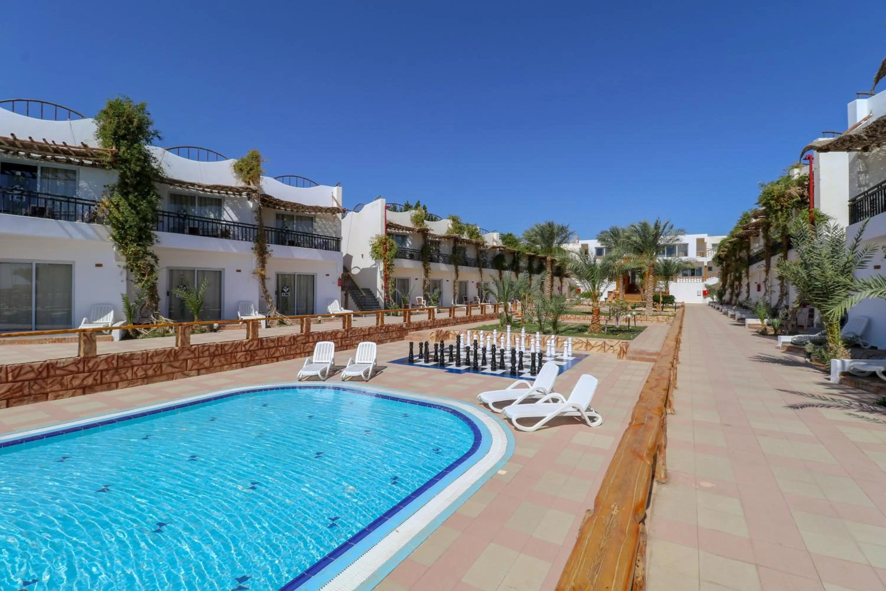 Pool view in Panda resort