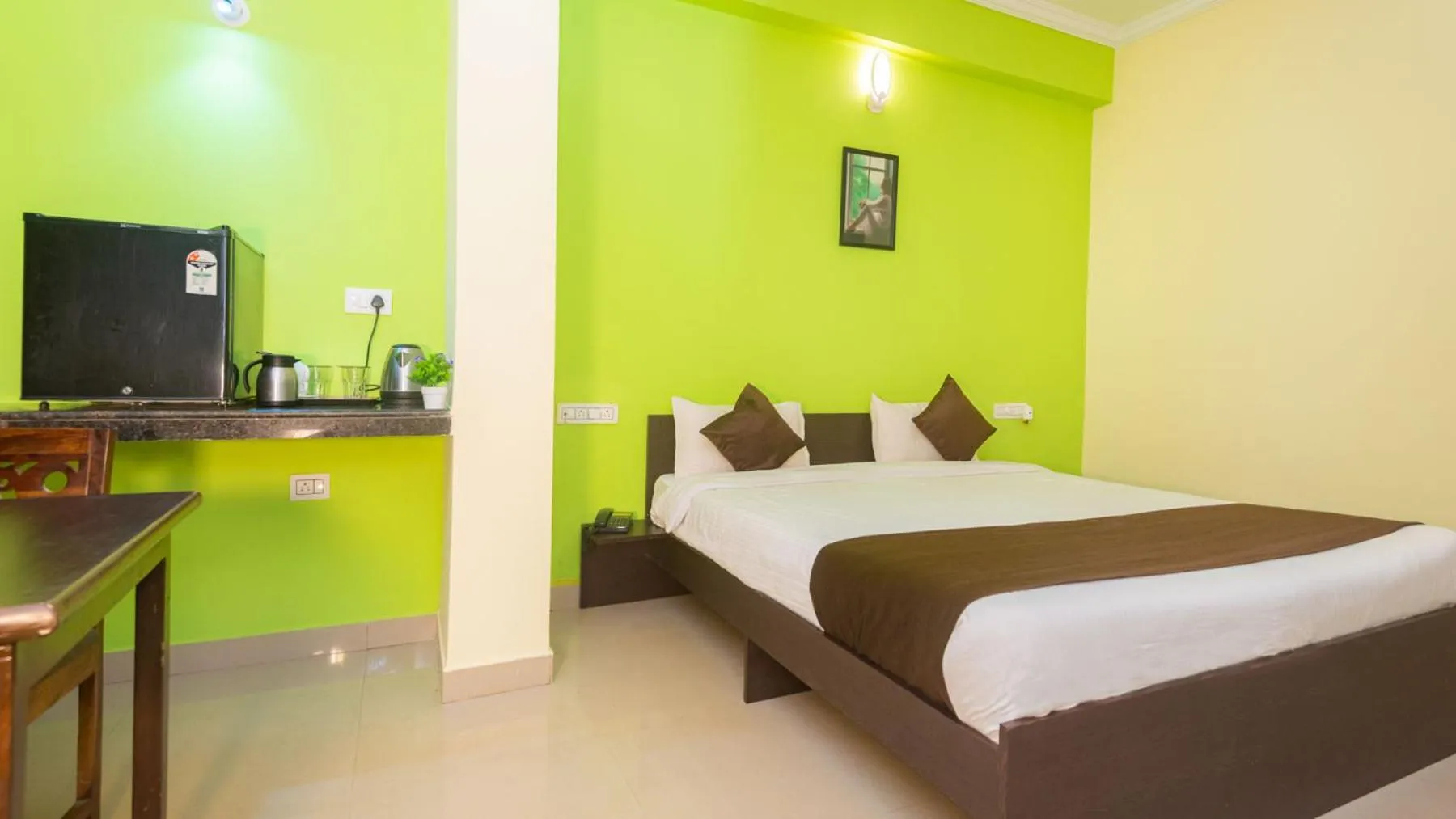 Bedroom, Bed in Hotel Spring Height Hotels Near Mall De Goa