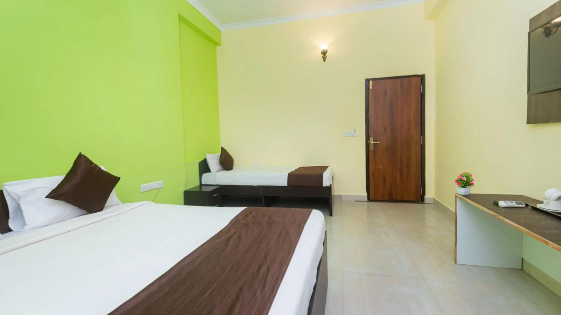 Bedroom, Bed in Hotel Spring Height Hotels Near Mall De Goa