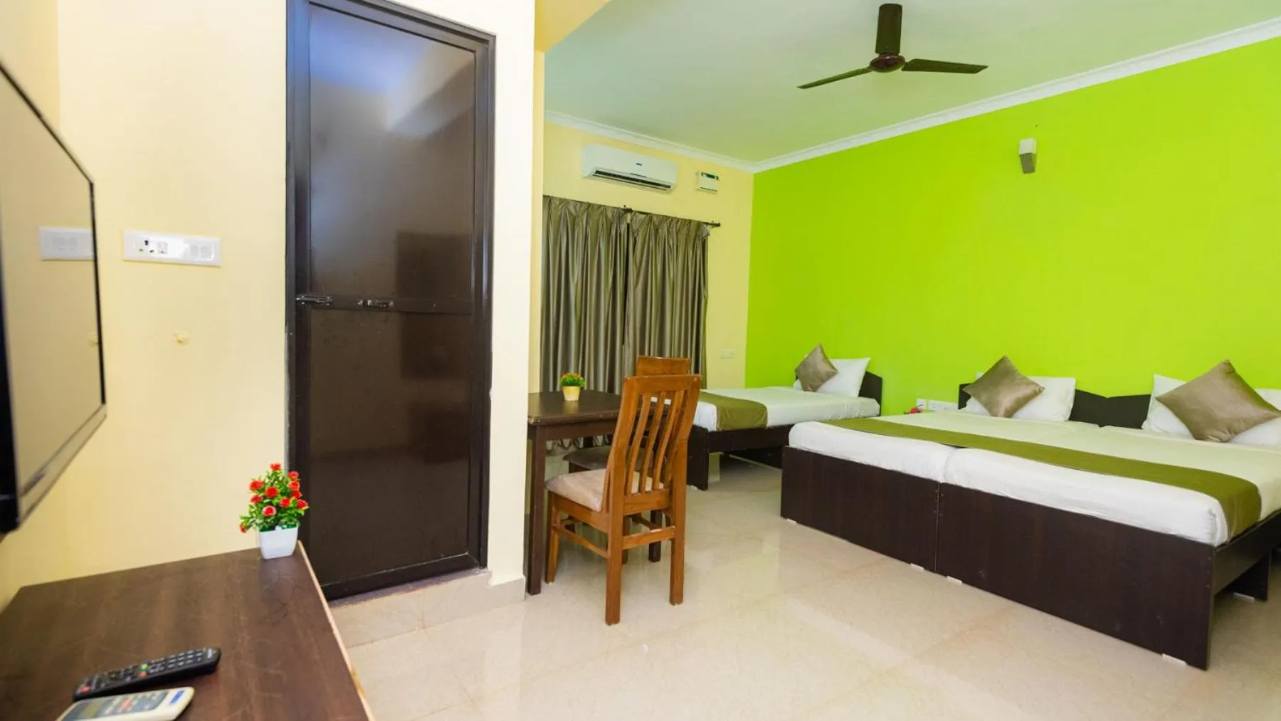 Bedroom, Bed in Hotel Spring Height Hotels Near Mall De Goa