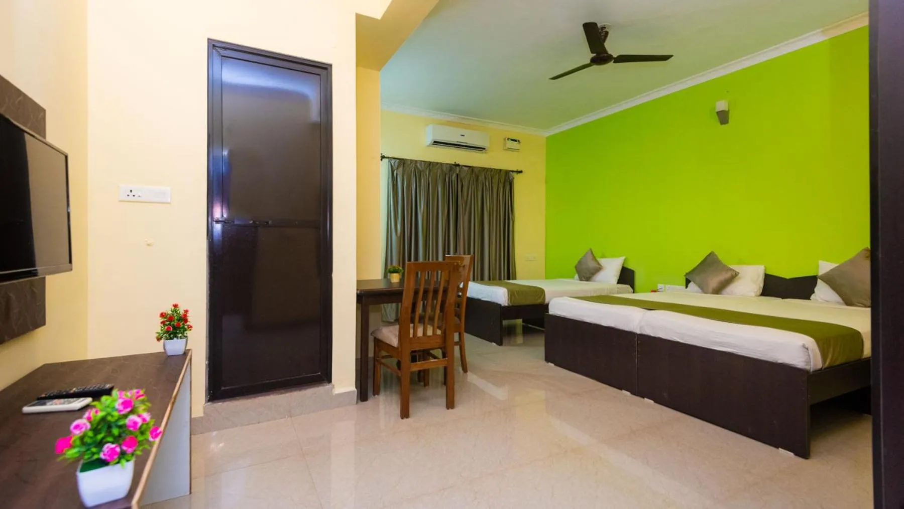 Bedroom, Bed in Hotel Spring Height Hotels Near Mall De Goa