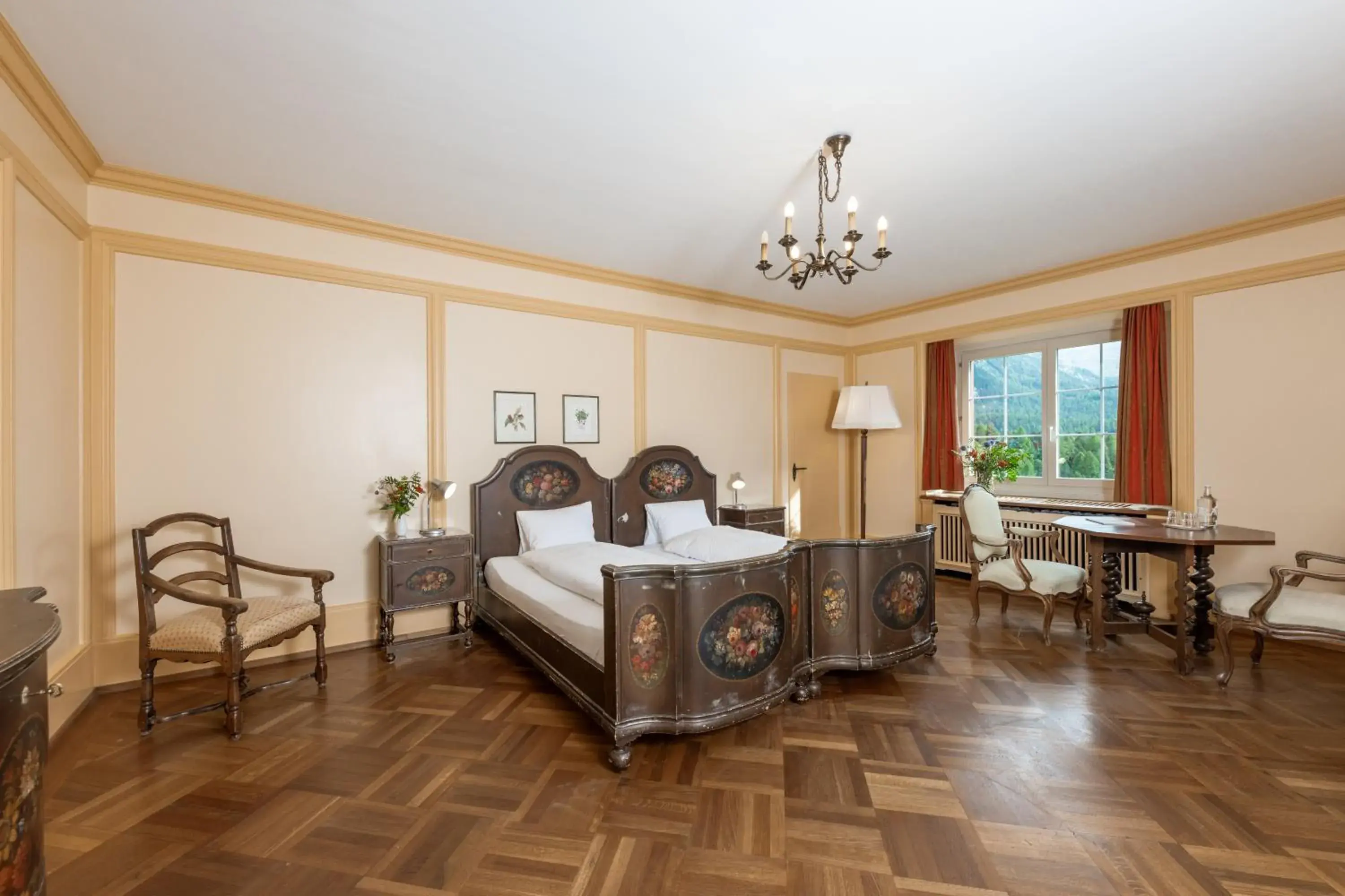 Deluxe Family Room Mountain View in Hotel Chesa Spuondas Deluxe Family Room Mountain View in Hotel Chesa Spuondas