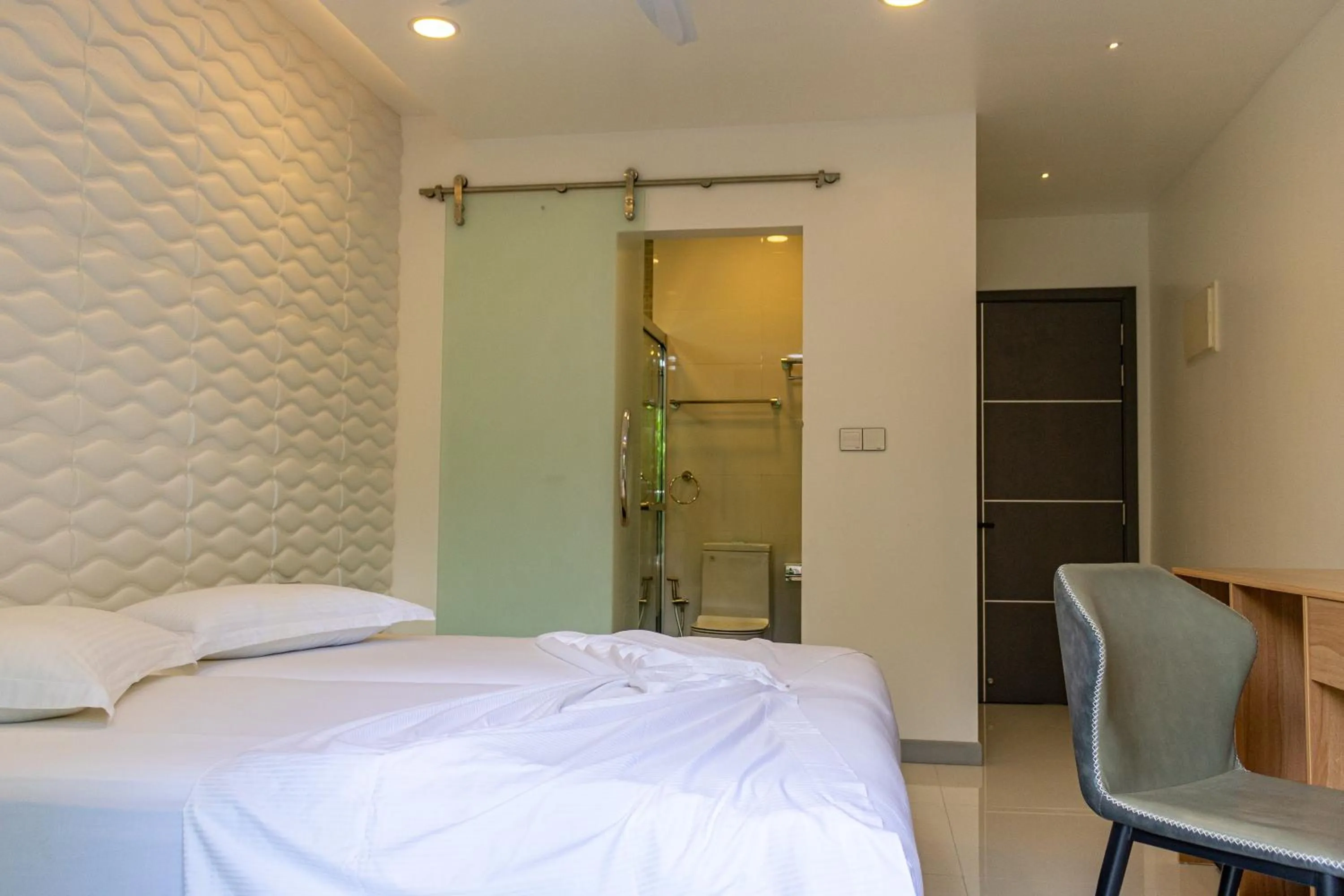 Bed in Wow Inn Keyodhoo