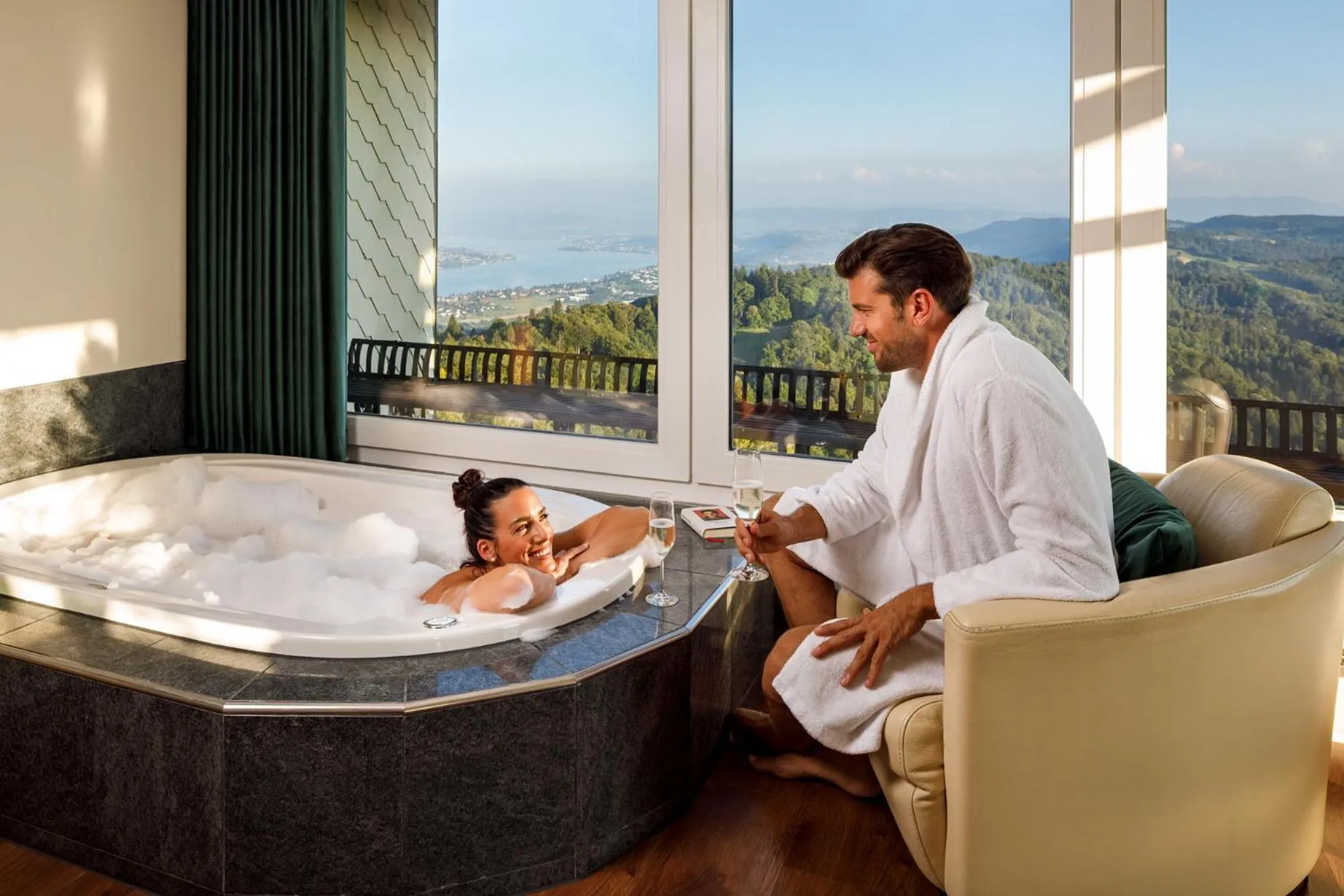 People in Hotel UTO KULM car-free hideaway in Zurich