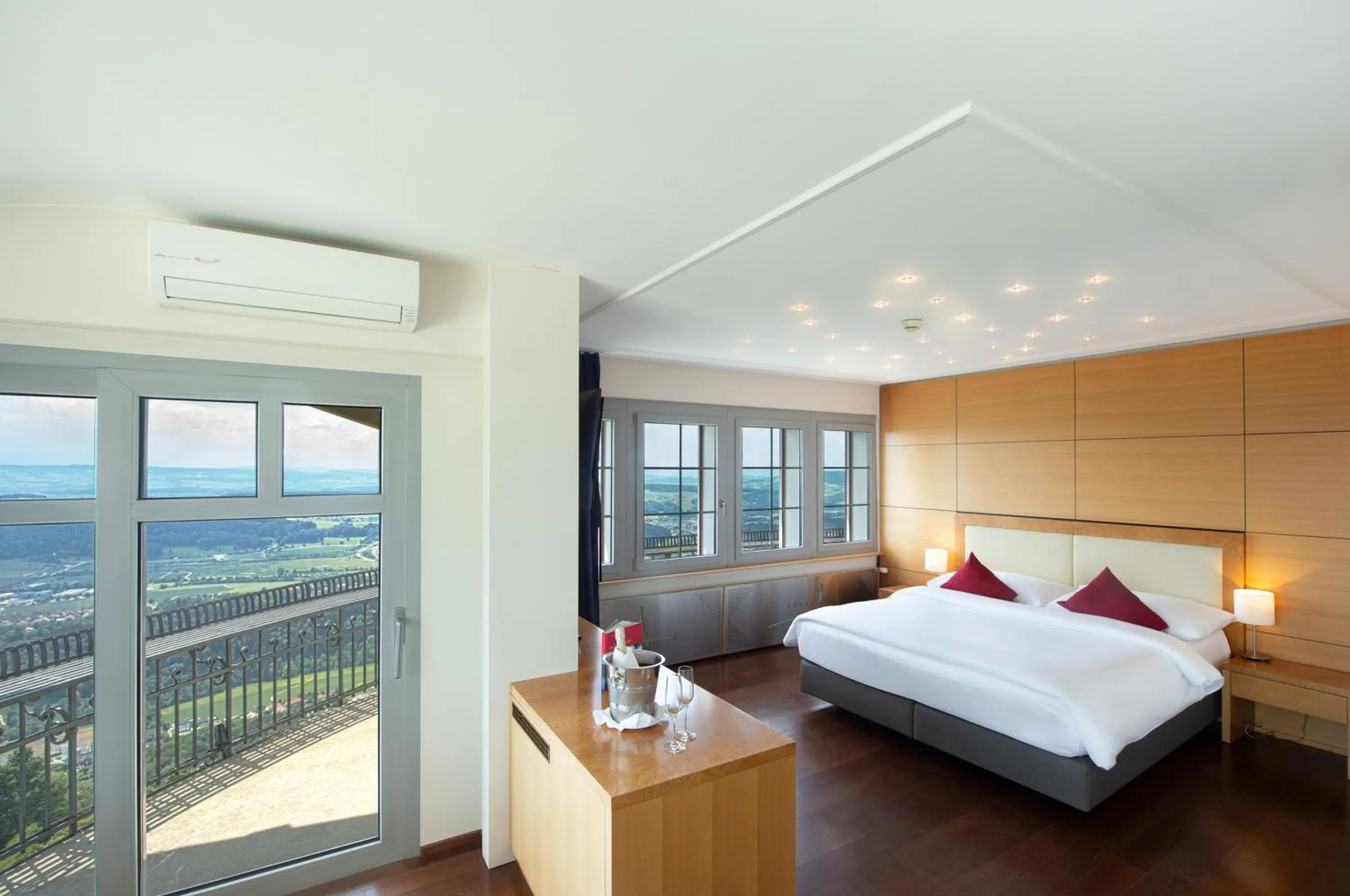 Residence Suite with View over the Valley in Hotel UTO KULM car-free hideaway in Zurich