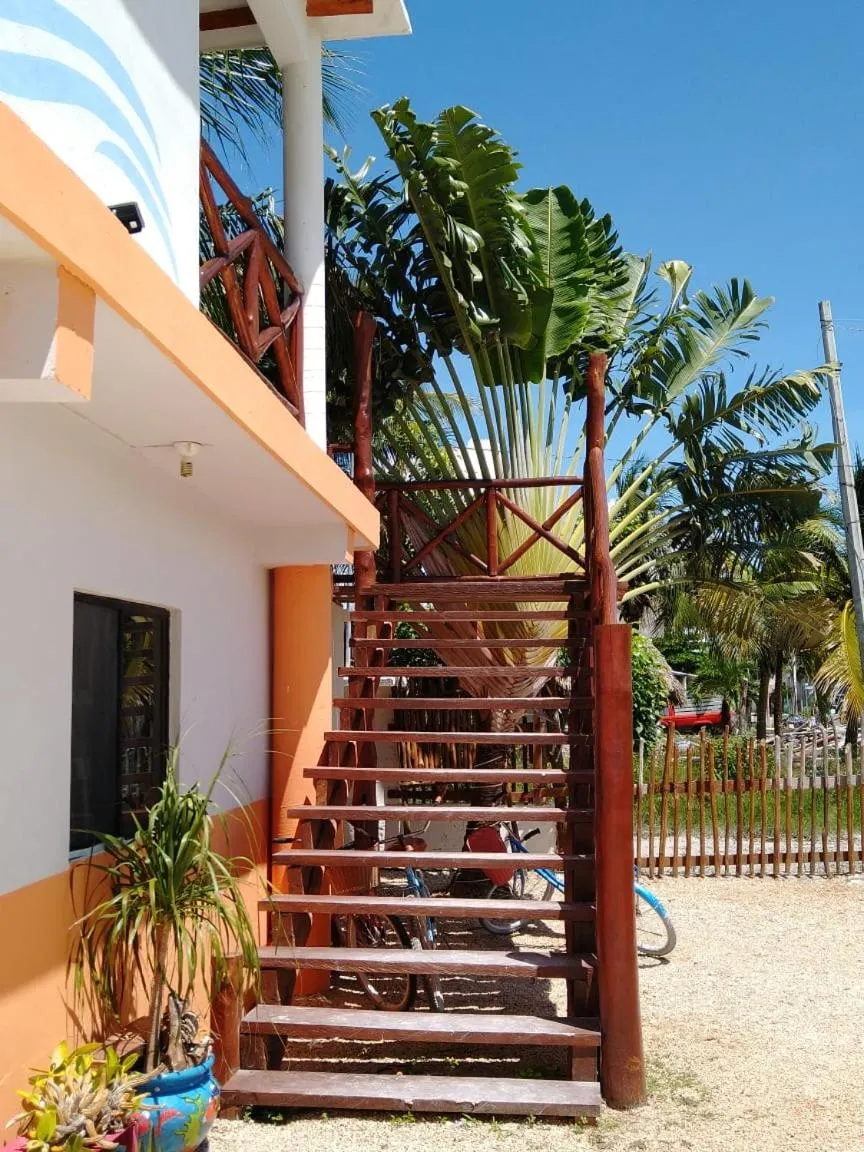 Facade/entrance in Posada Hondumar Holbox
