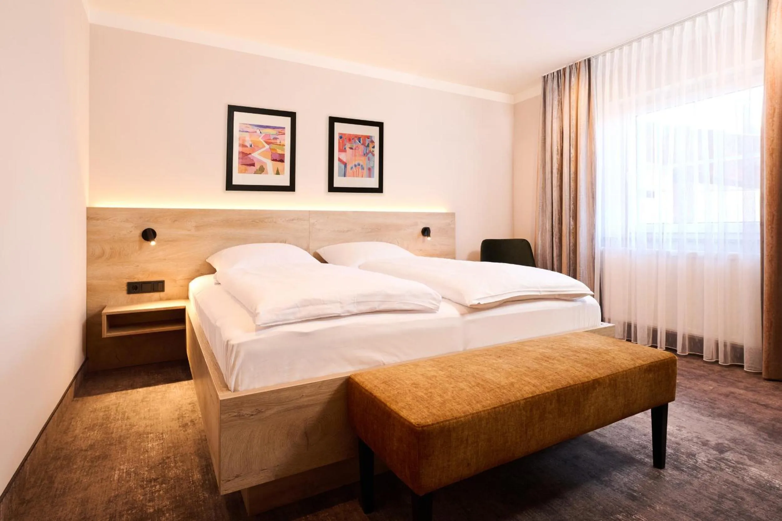 Bedroom, Bed in Hotel SCHNEIDER