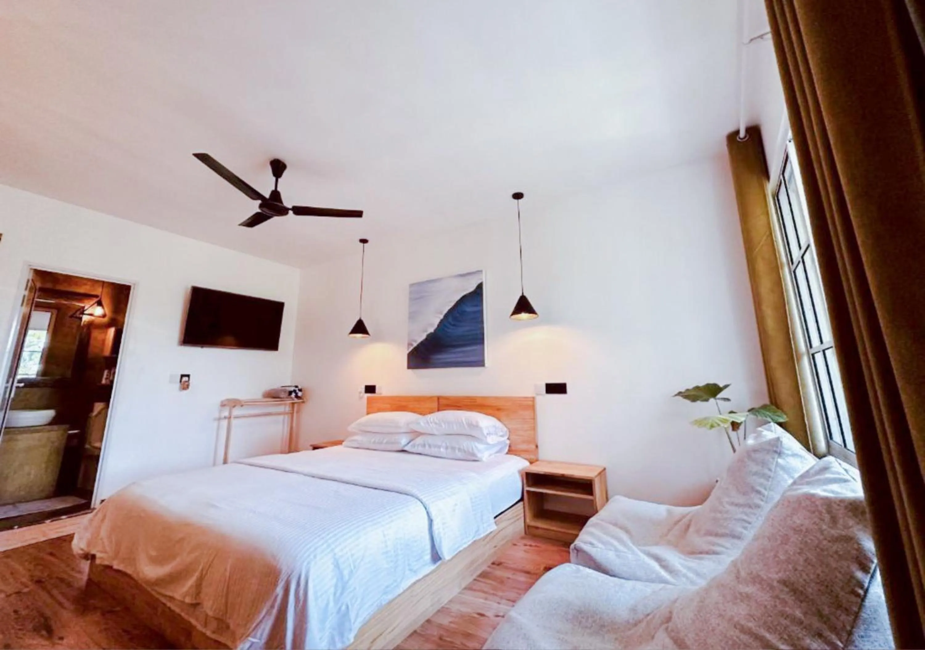 Bedroom, Bed in Odi Kamadhoo