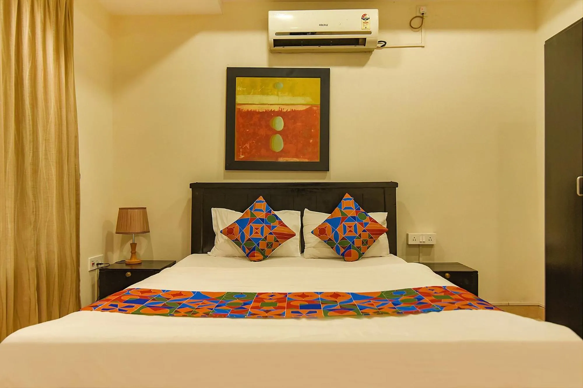 Bedroom, Bed in FabHotel All In One Saltlake - Opp BJ Market Complex