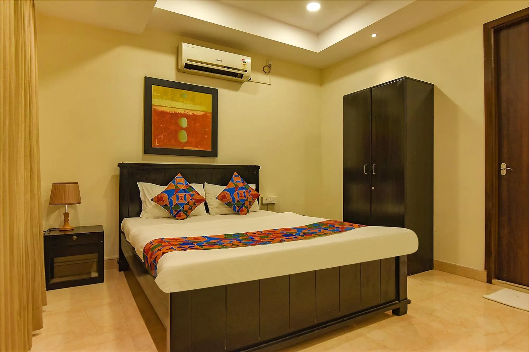Bedroom, Bed in FabHotel All In One Saltlake - Opp BJ Market Complex