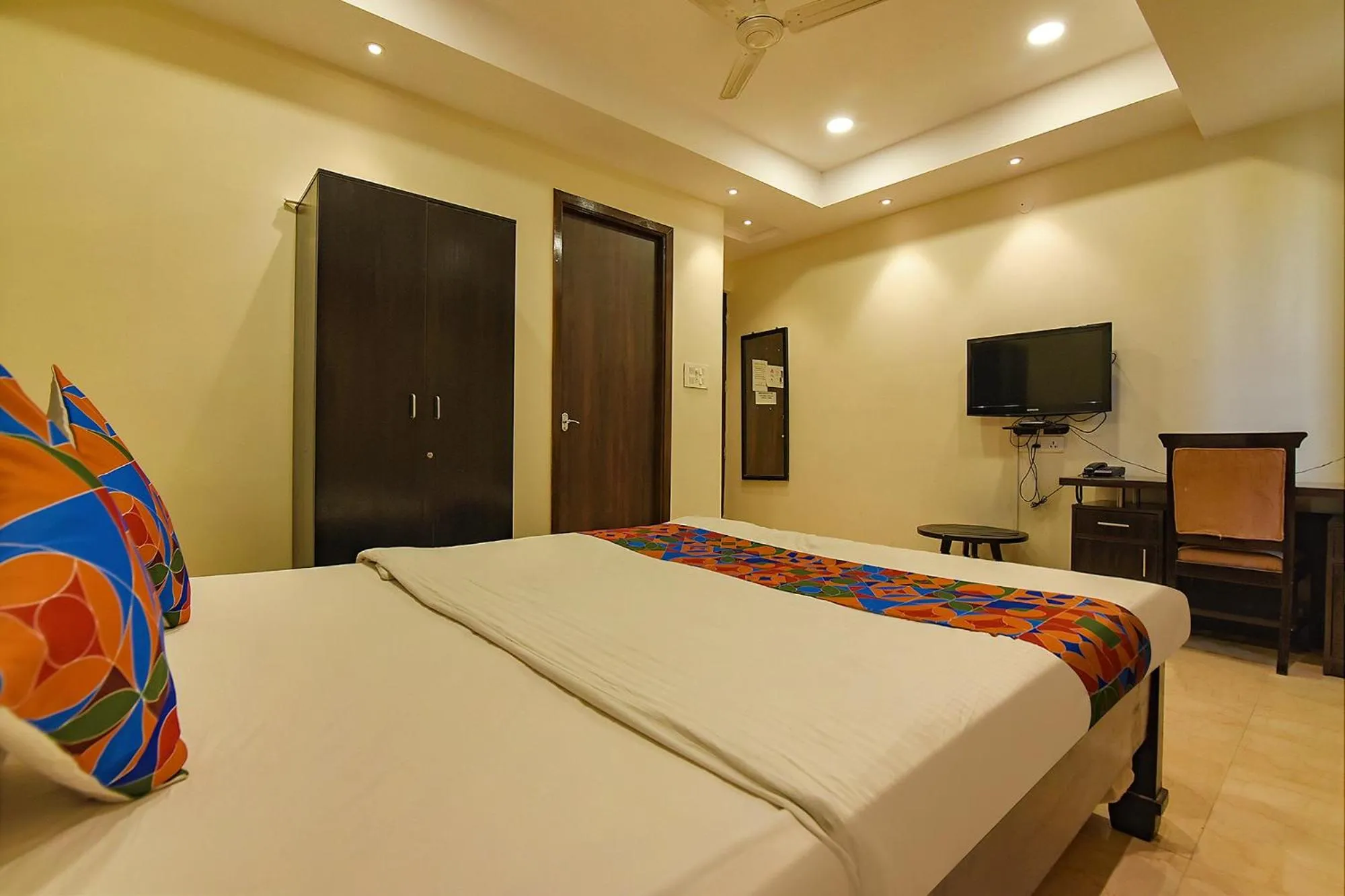 Bedroom, Bed in FabHotel All In One Saltlake - Opp BJ Market Complex