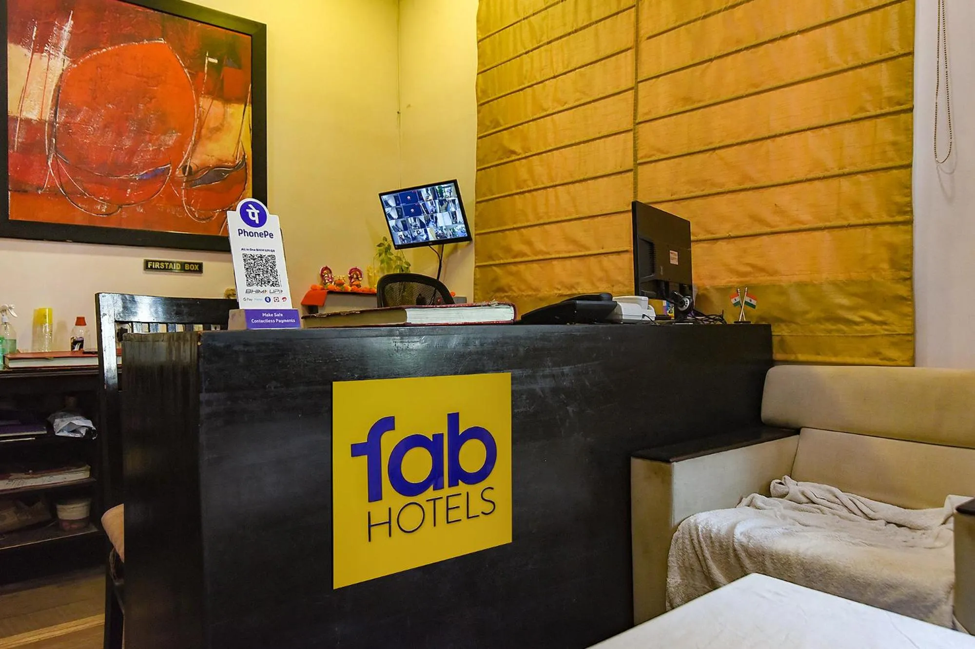 Lobby or reception in FabHotel All In One Saltlake - Opp BJ Market Complex