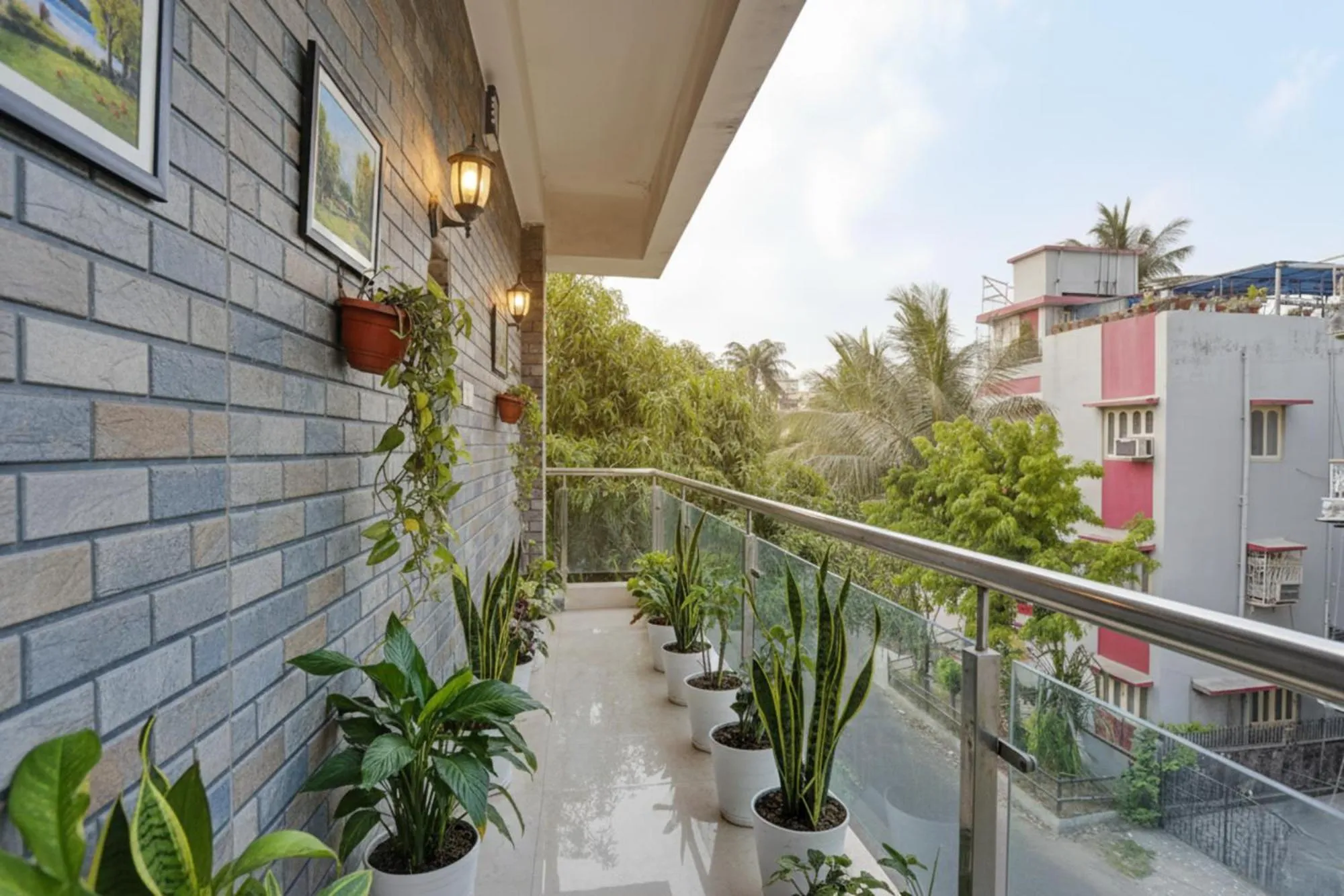 Balcony/Terrace in FabHotel All In One Saltlake - Opp BJ Market Complex