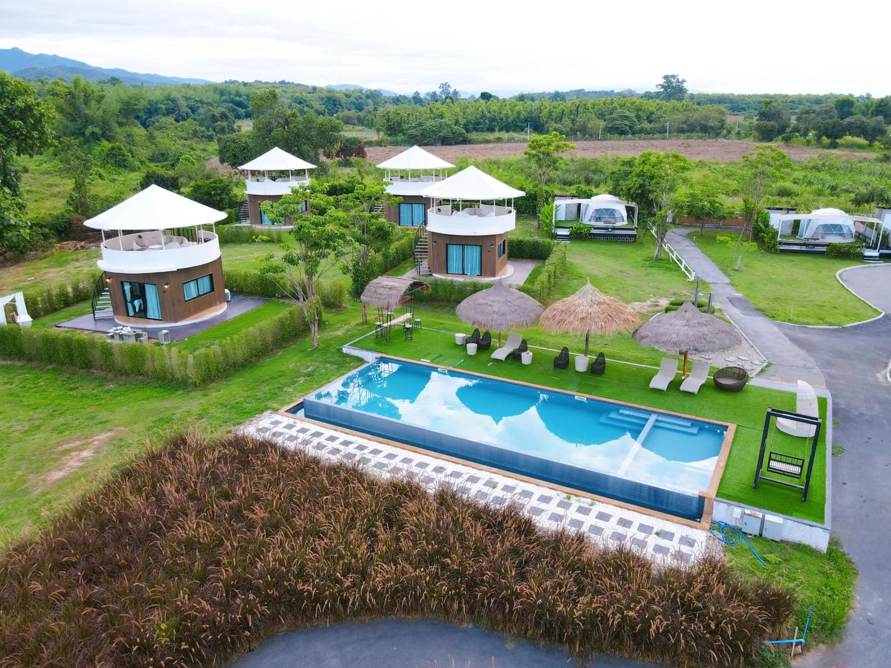 Bird's eye view in ไร่บำรุงผล Raibumrungphol