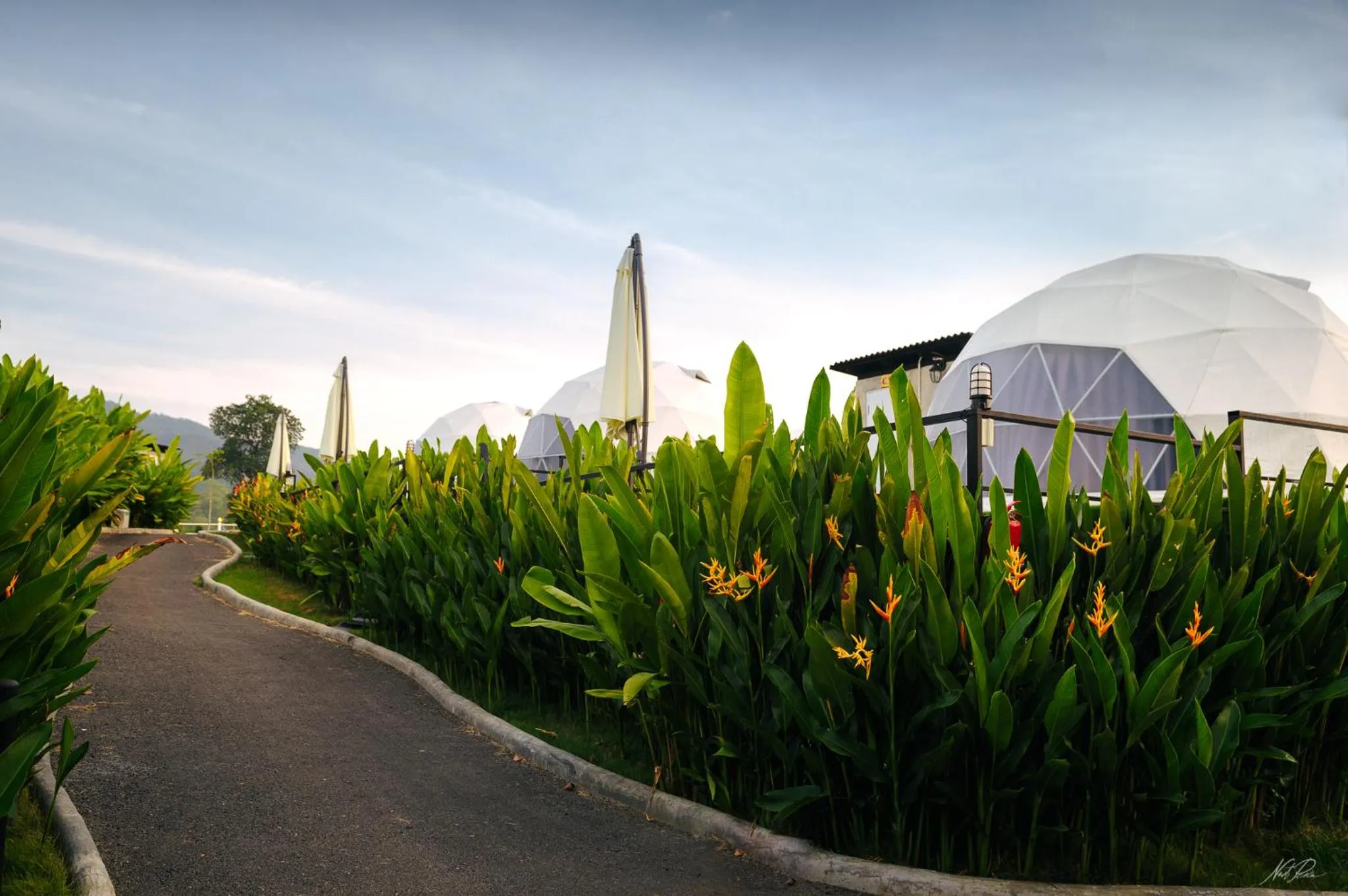 Inner courtyard view in ไร่บำรุงผล Raibumrungphol