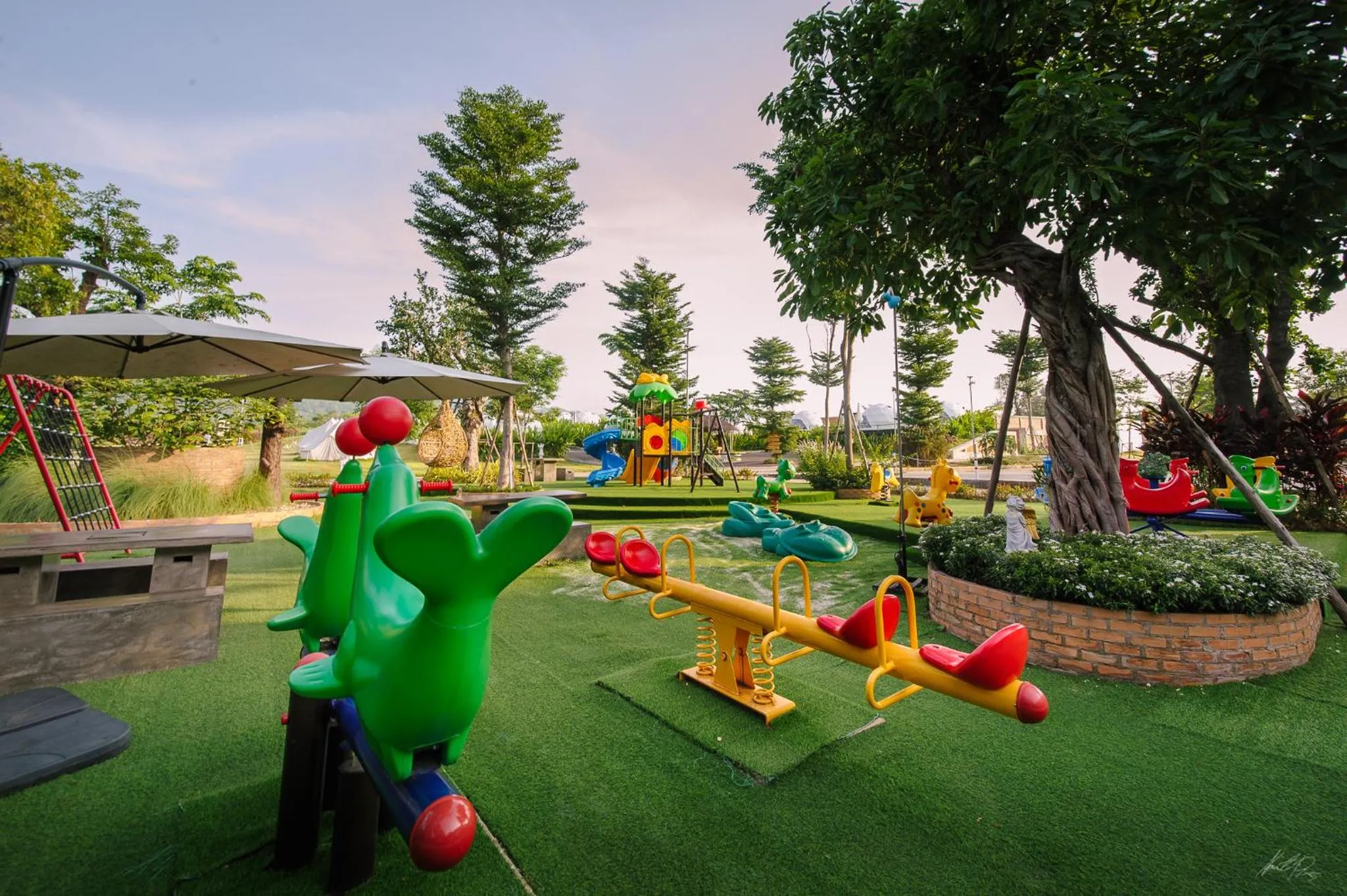 Children play ground in ไร่บำรุงผล Raibumrungphol