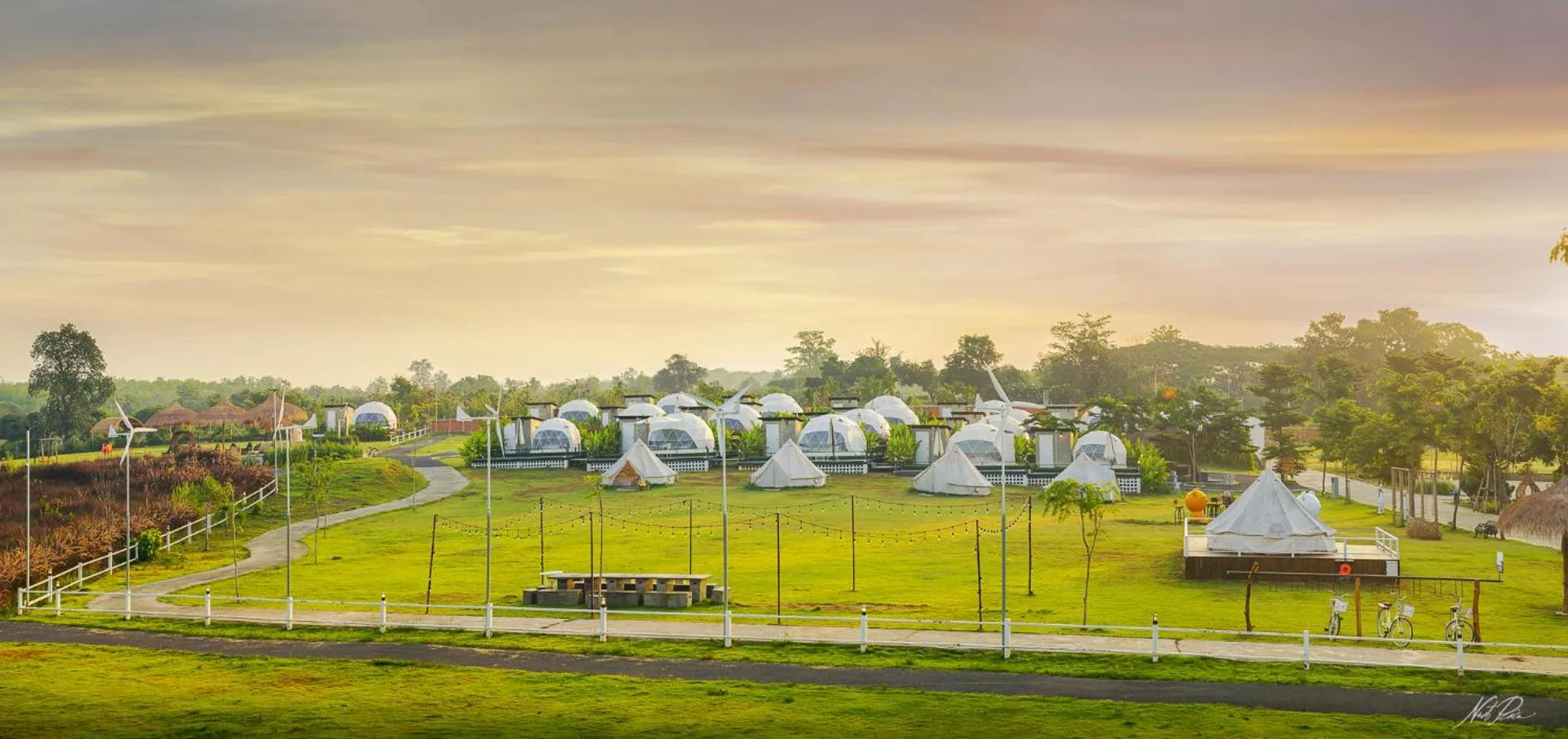Inner courtyard view in ไร่บำรุงผล Raibumrungphol