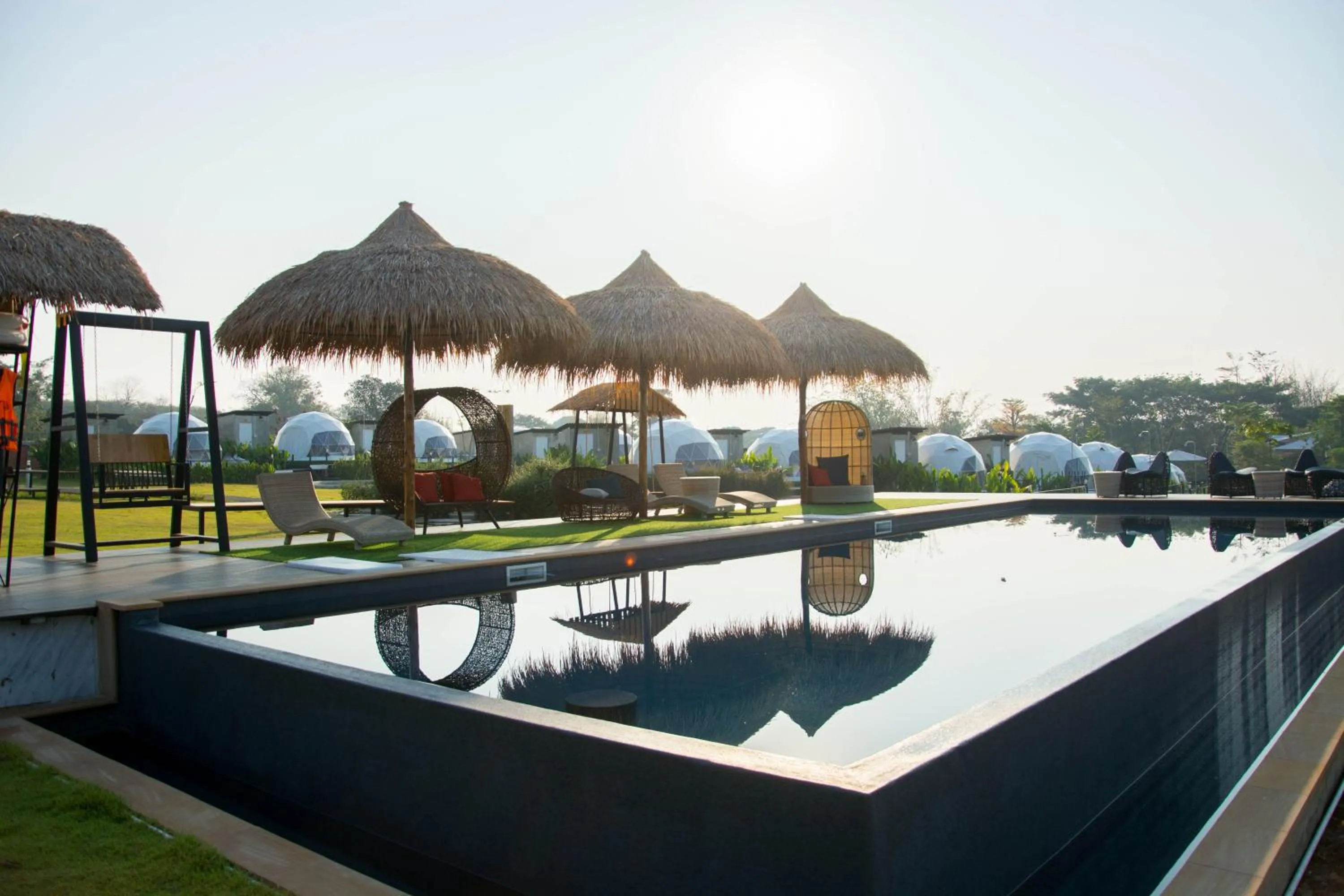 Pool view in ไร่บำรุงผล Raibumrungphol