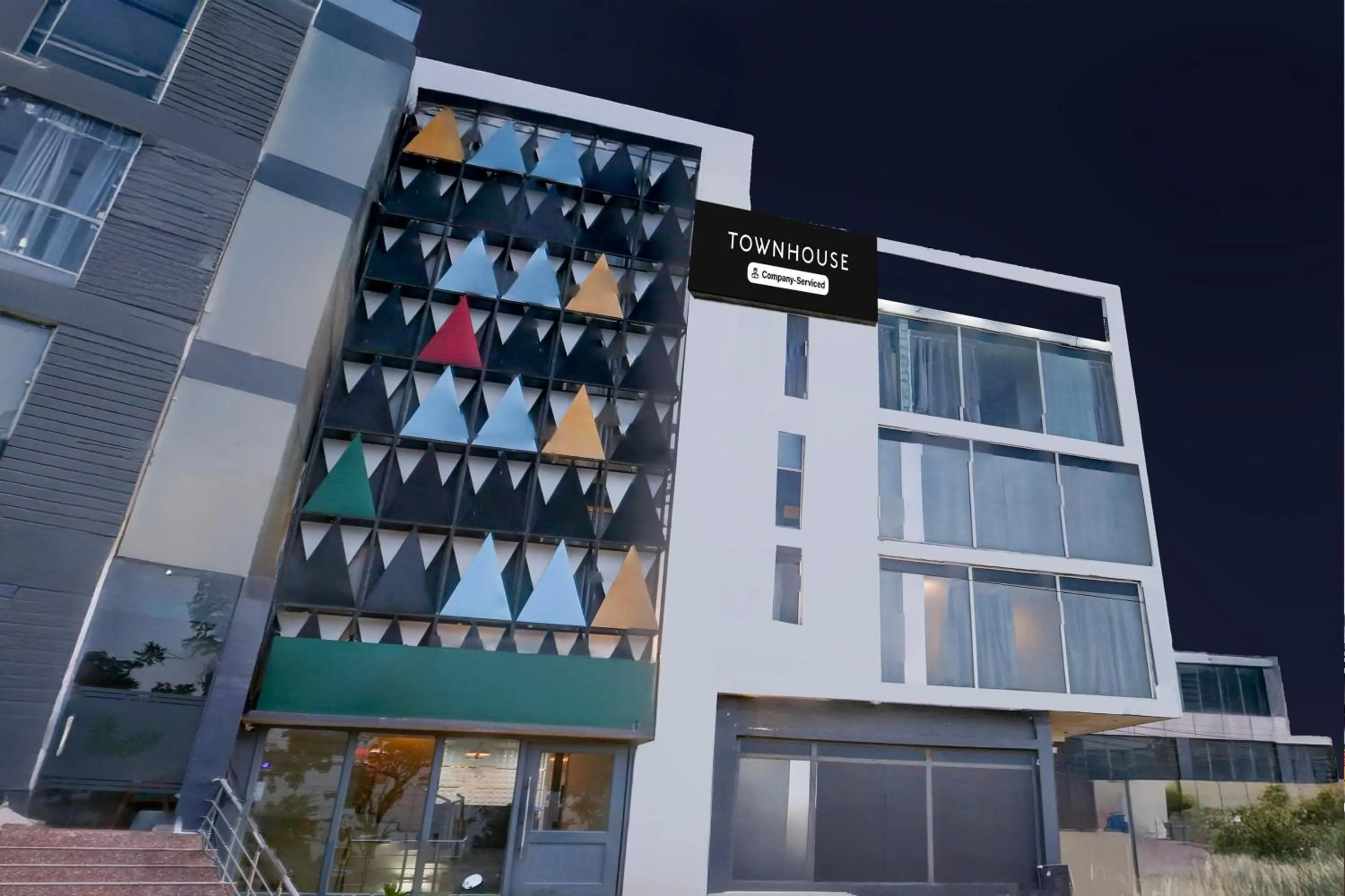 Facade/entrance in Townhouse Sector 64 Near WorldMark Gurugram Formerly Vero