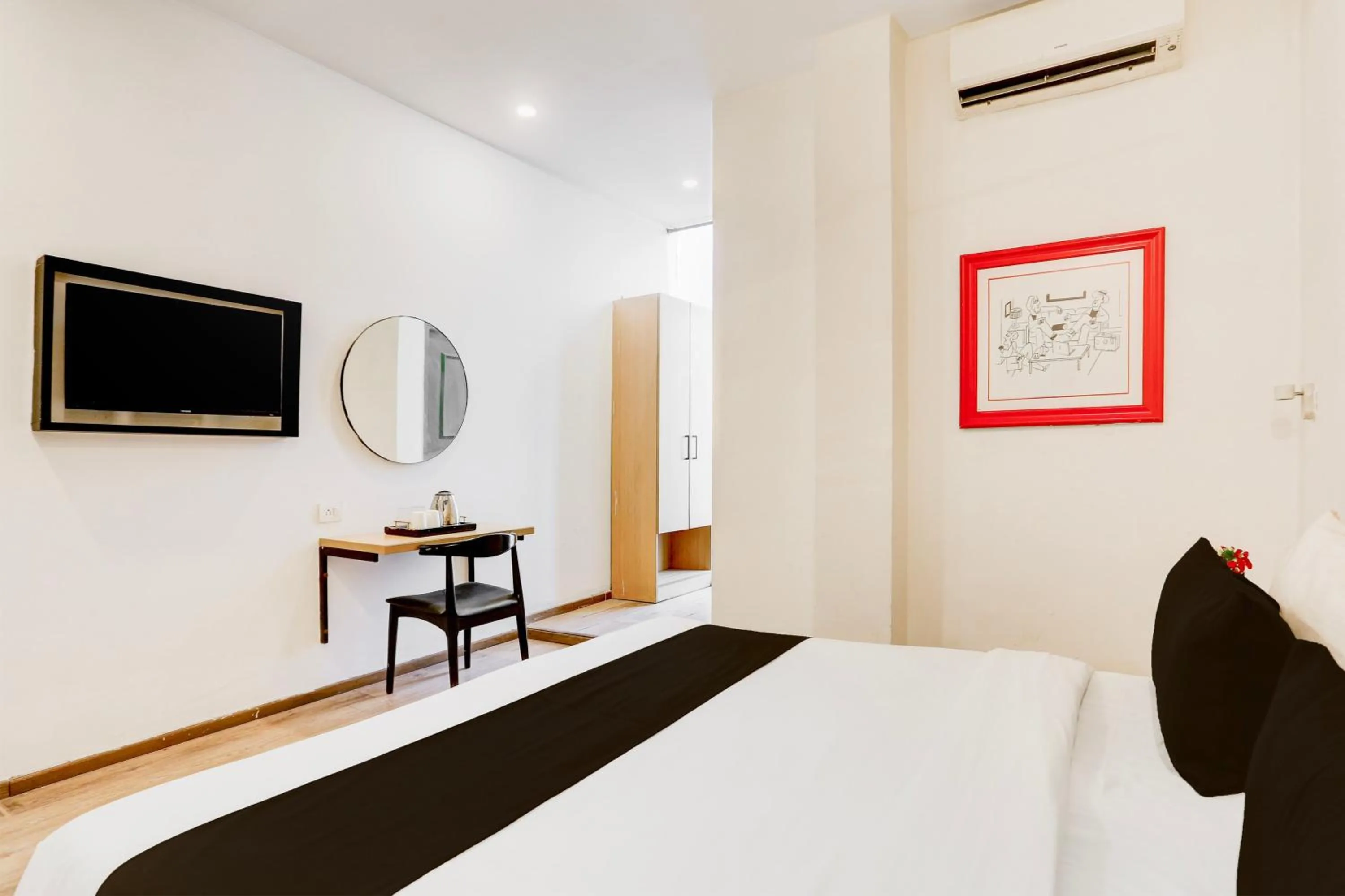 Bedroom, Bed in Townhouse Sector 64 Near WorldMark Gurugram Formerly Vero