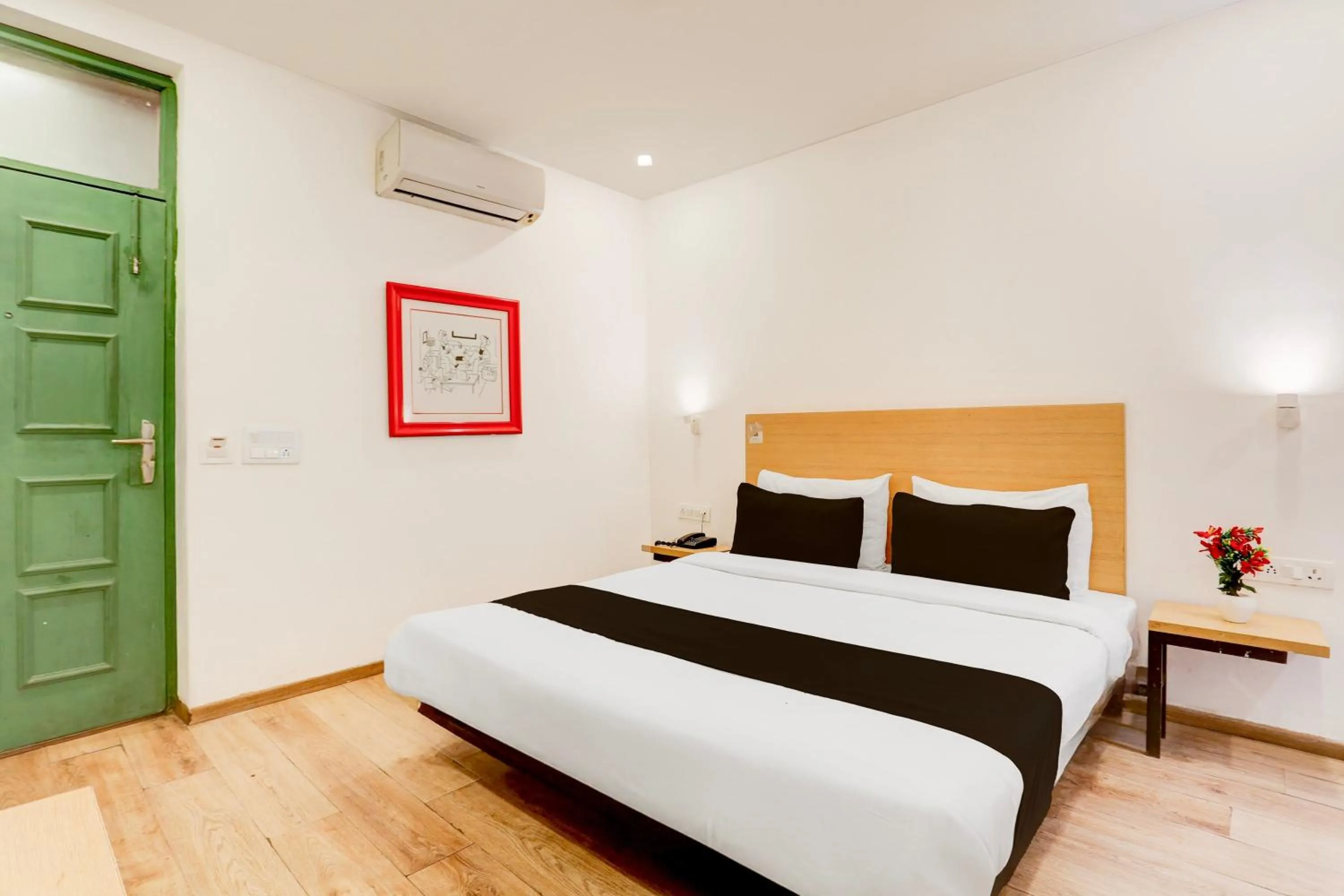 Bedroom, Bed in Townhouse Sector 64 Near WorldMark Gurugram Formerly Vero