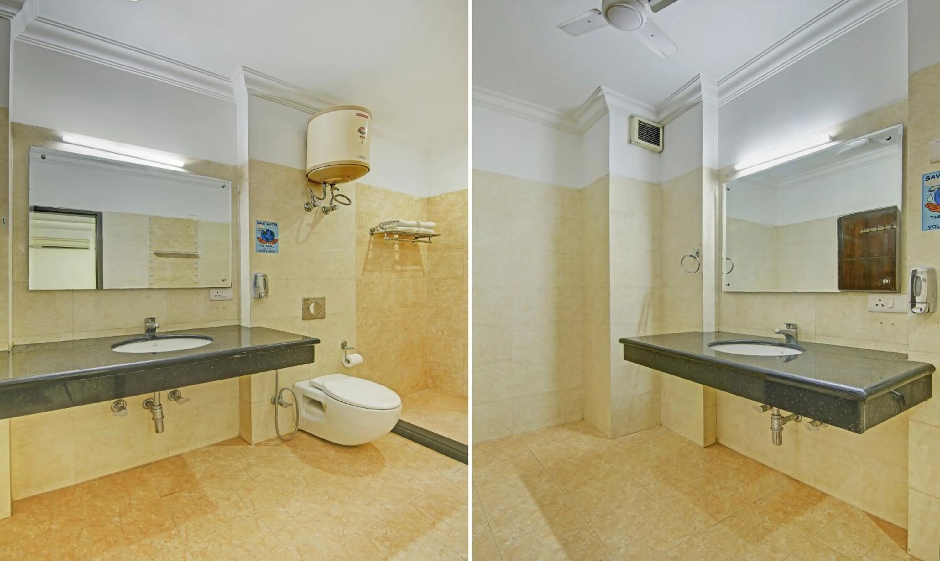 Toilet in Blue Moon Residency Hotel & Restaurant