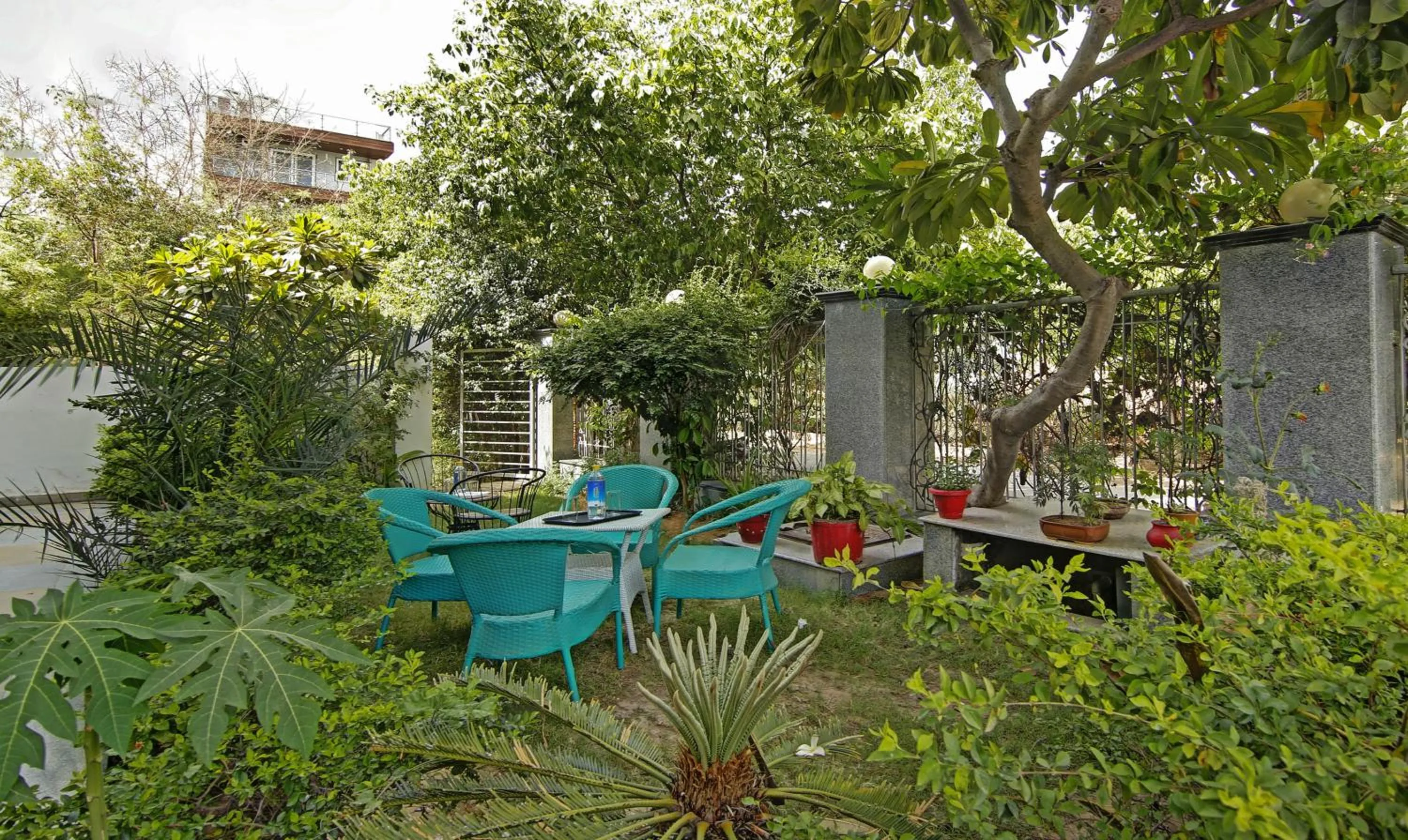 Garden in Blue Moon Residency Hotel & Restaurant