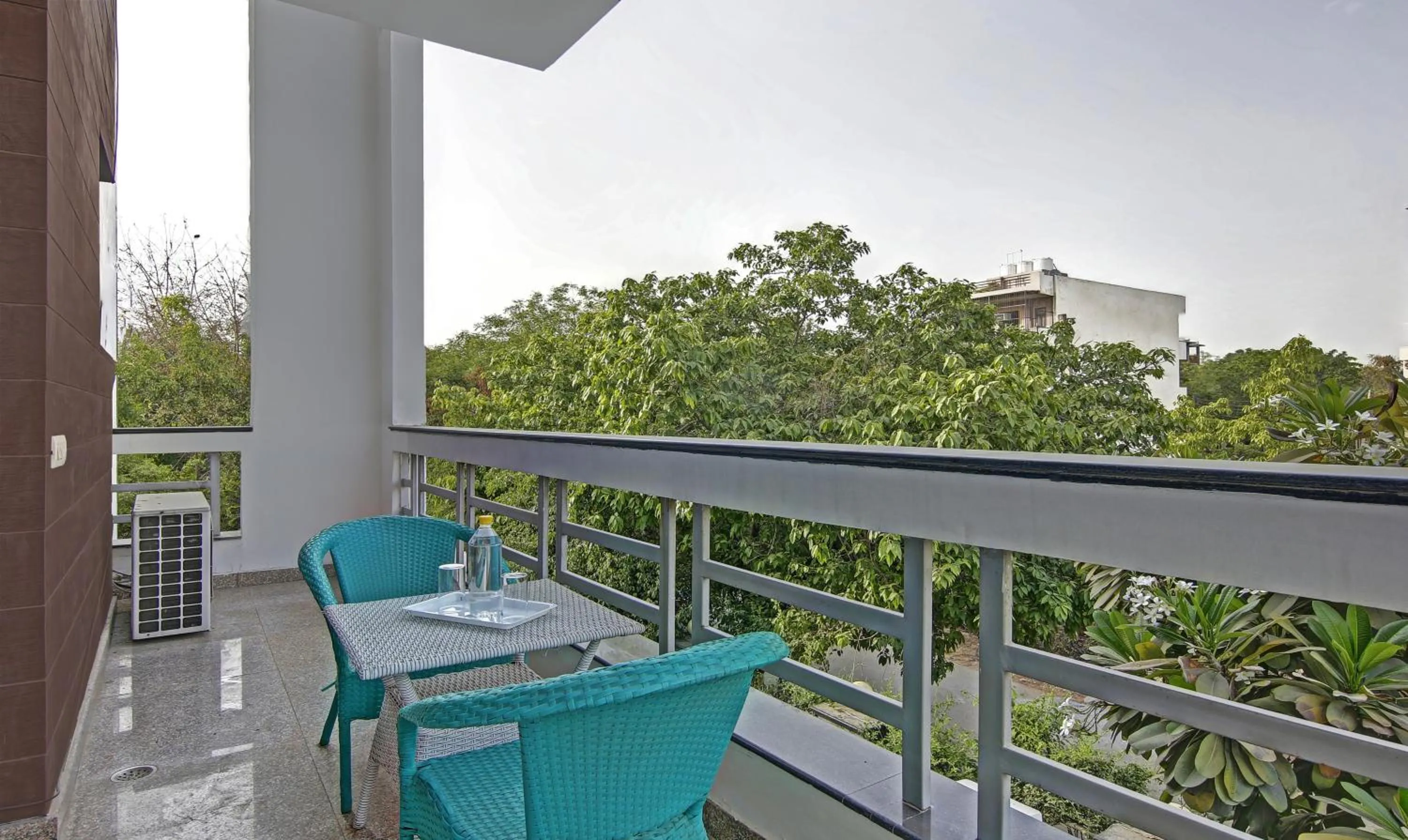 Balcony/Terrace in Blue Moon Residency Hotel & Restaurant