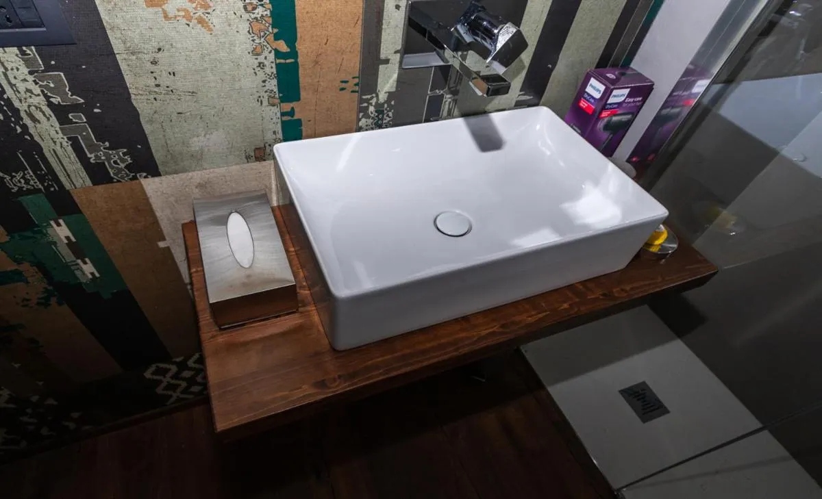 Bathroom in Fiorini Rooms Pescasseroli