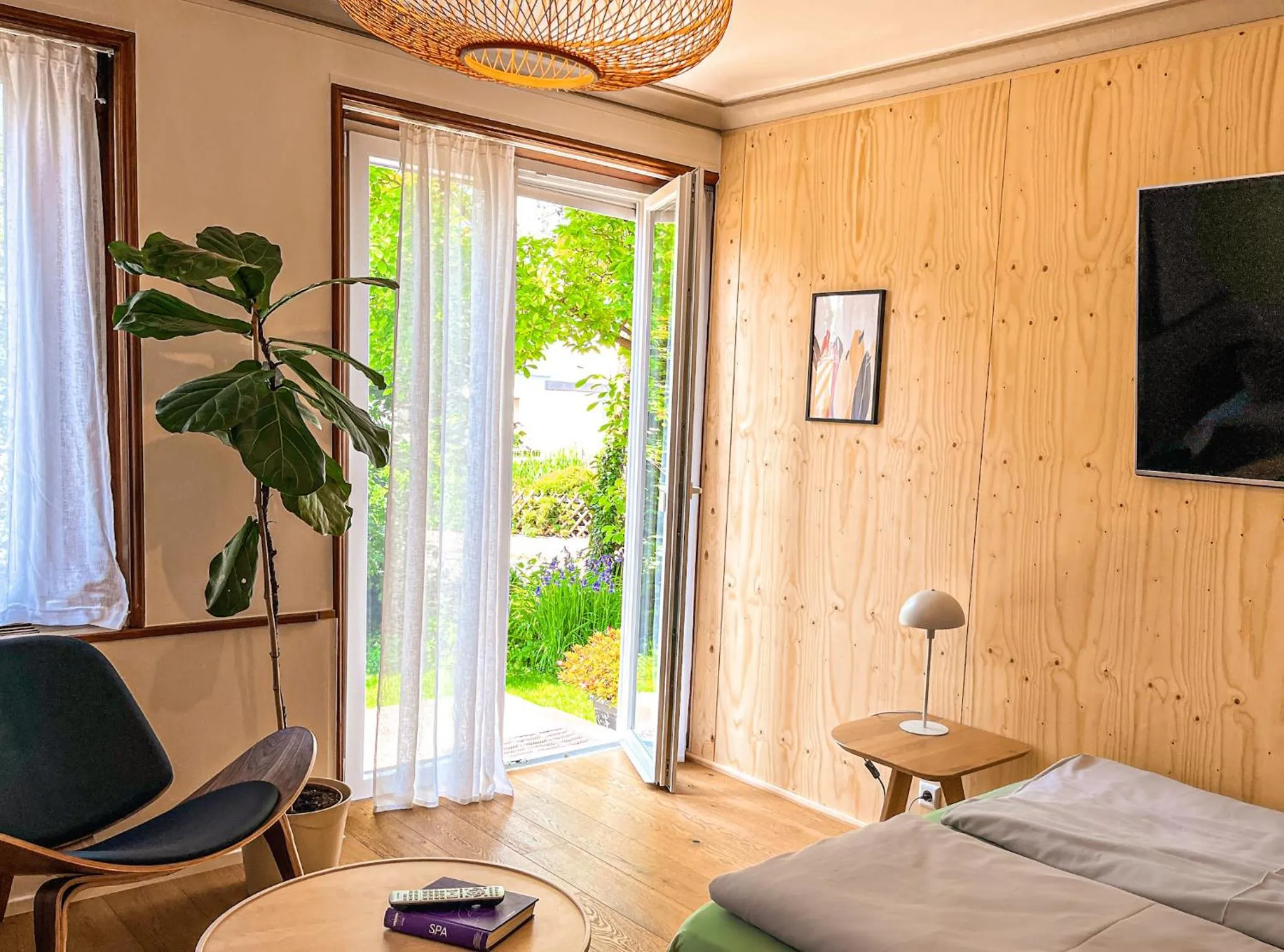 Garden view in Hacienda Rooms