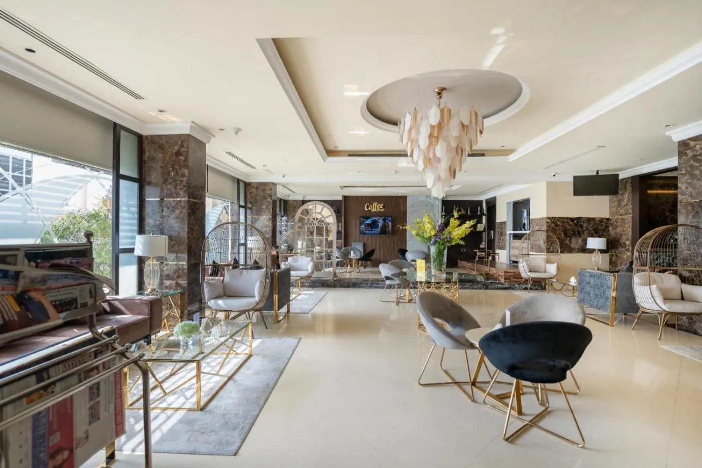 Lobby or reception in Al Khaleej Palace Deira Hotel