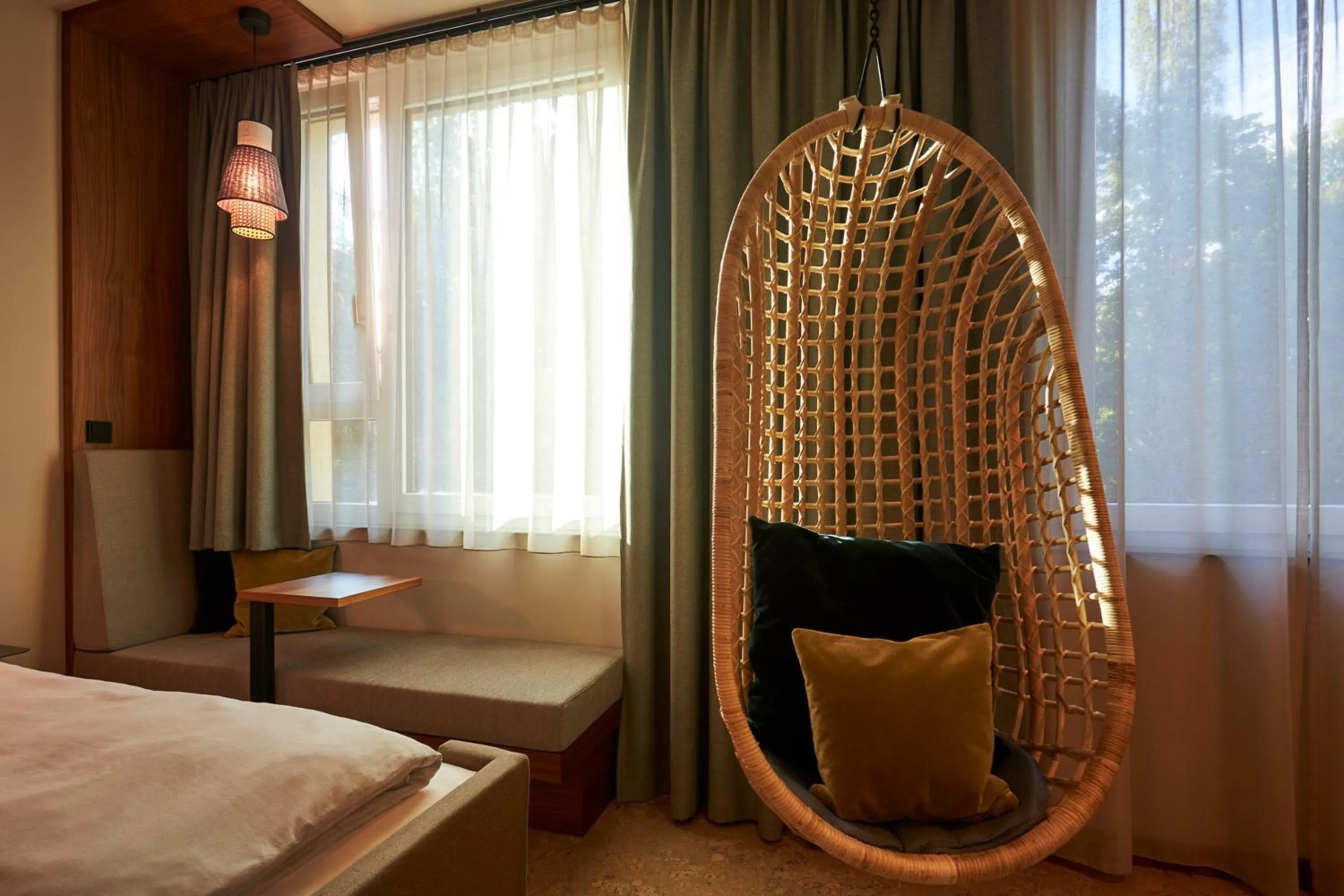 Photo of the whole room, Bed in Cocoon Sendlinger Tor