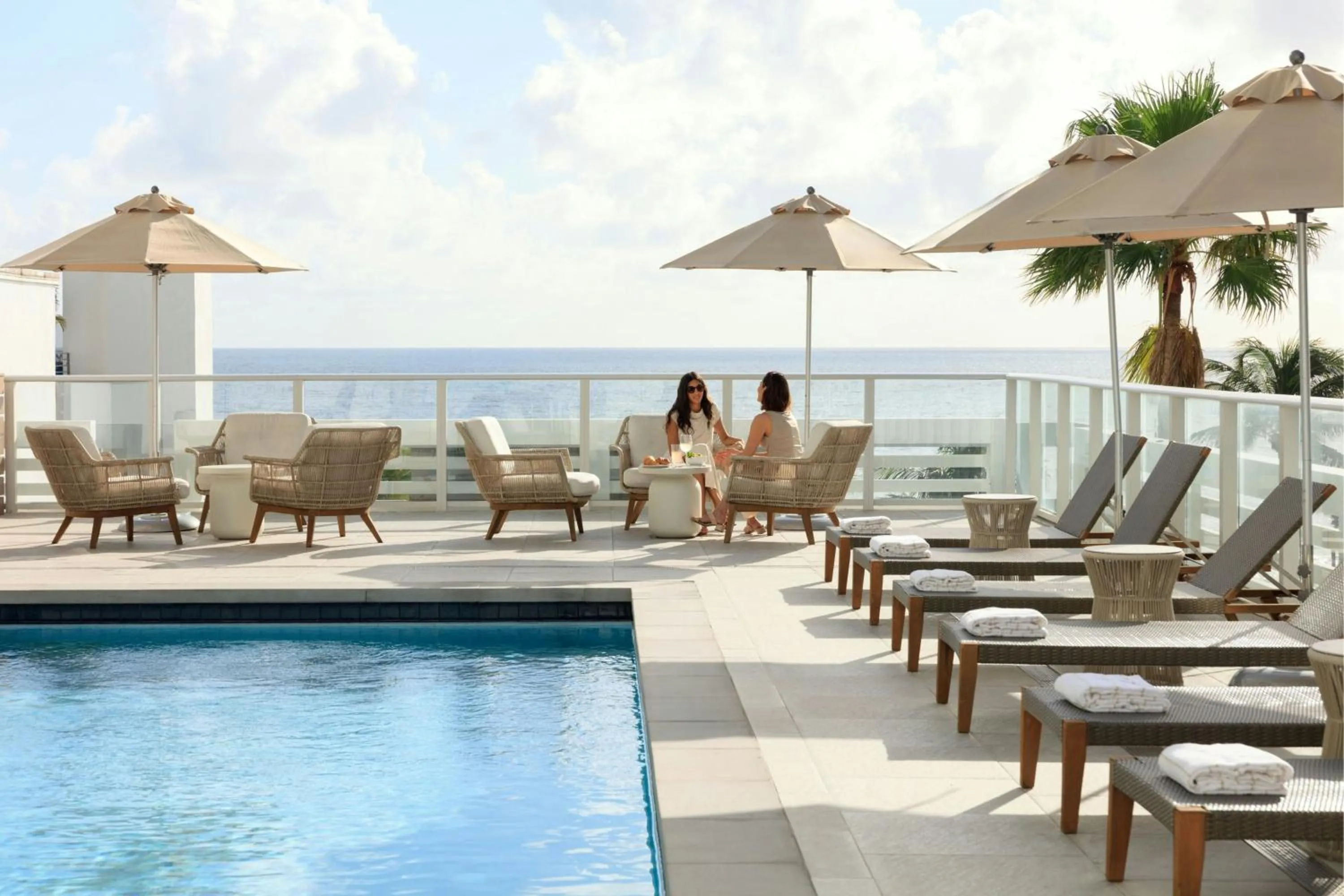 Swimming pool in AC Hotel by Marriott Fort Lauderdale Beach