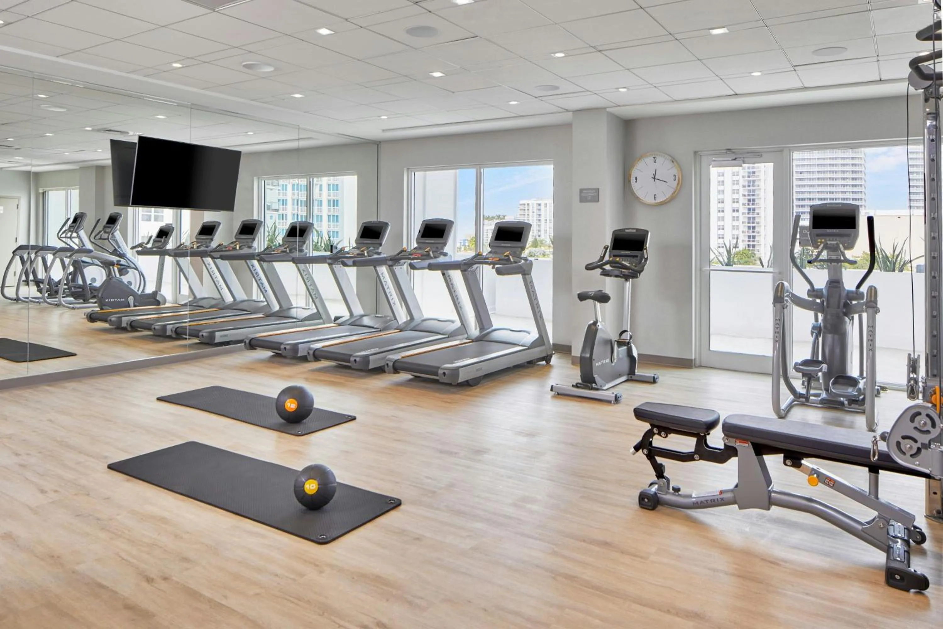 Fitness centre/facilities in AC Hotel by Marriott Fort Lauderdale Beach