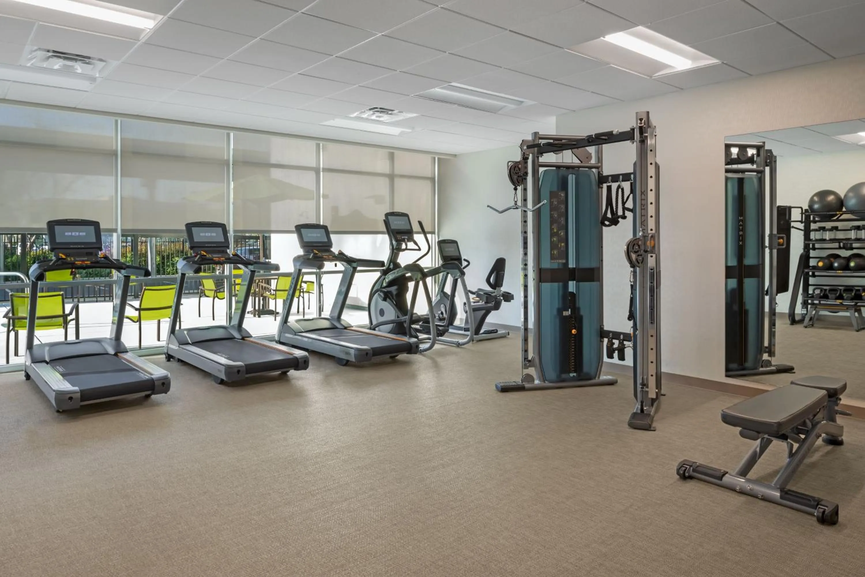 Fitness centre/facilities in SpringHill Suites by Marriott West Sacramento