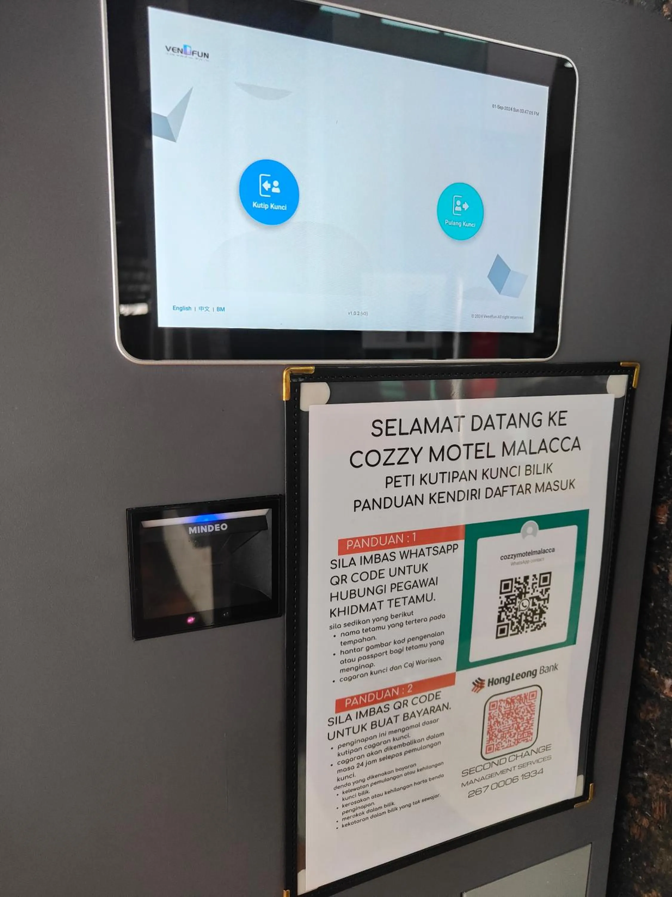 Property logo or sign in Cozzy Motel Malacca