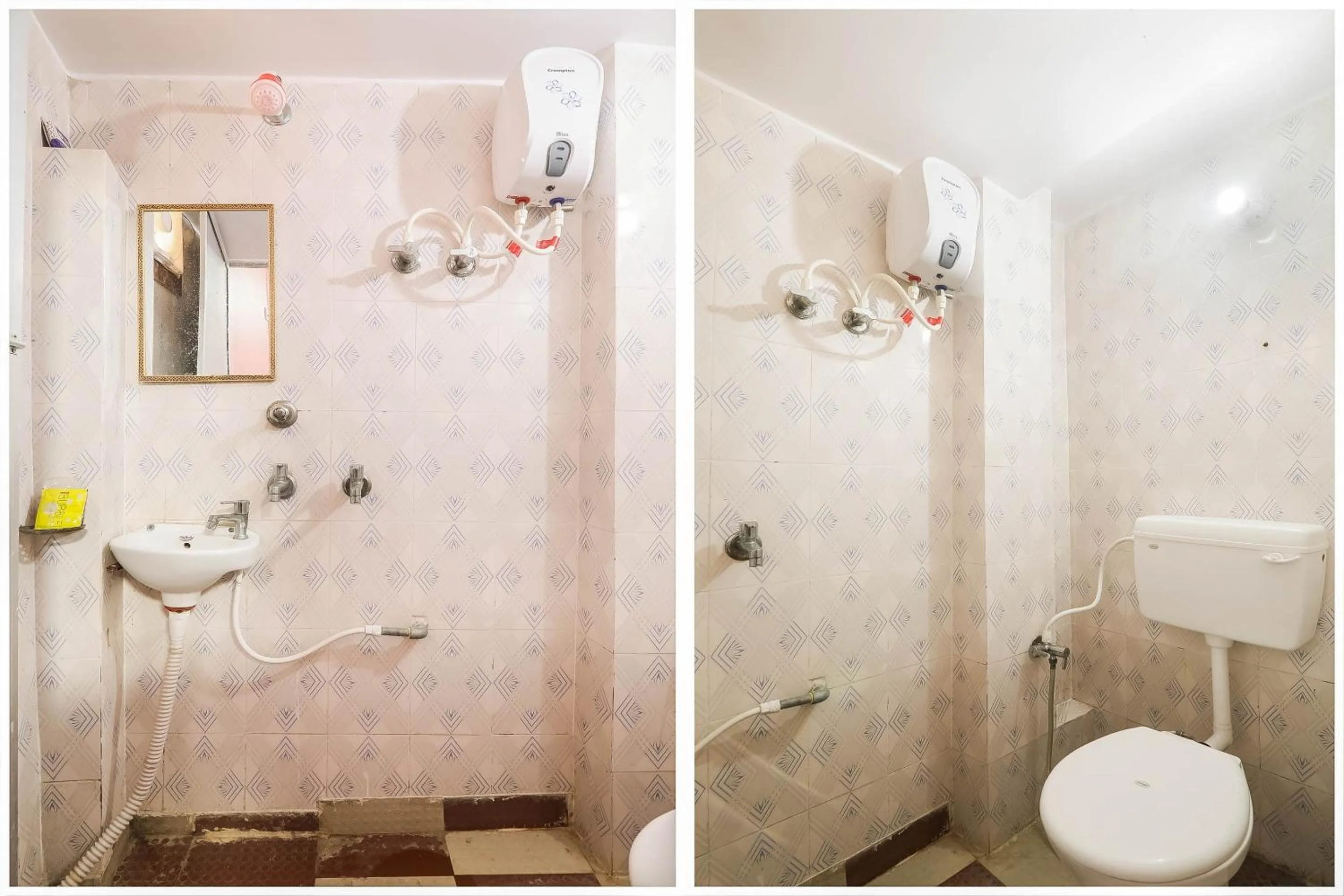 Bathroom in SPOT ON 76421 Kuldeep Inn