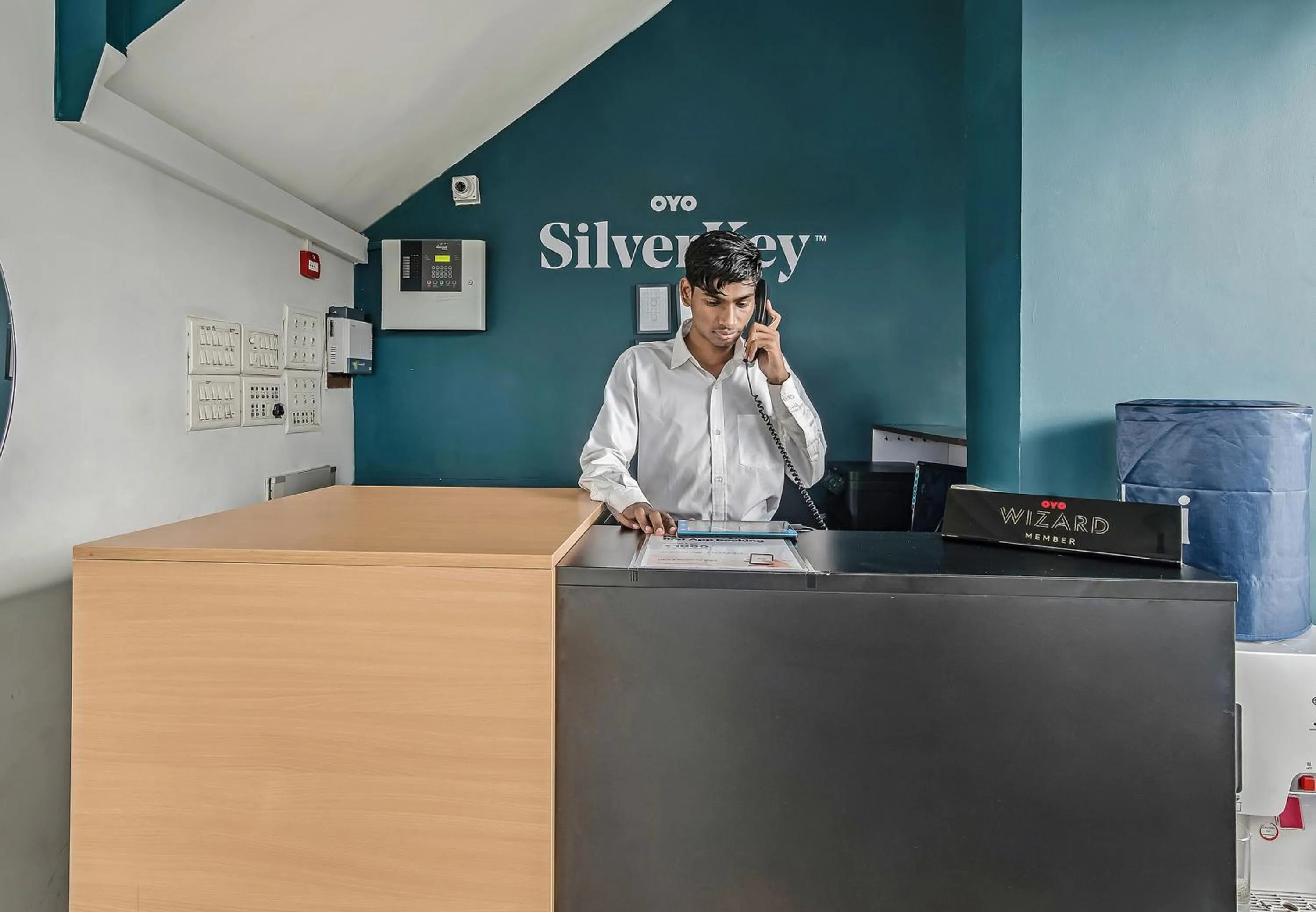 Lobby or reception in Hotel O Nirsukh Palace