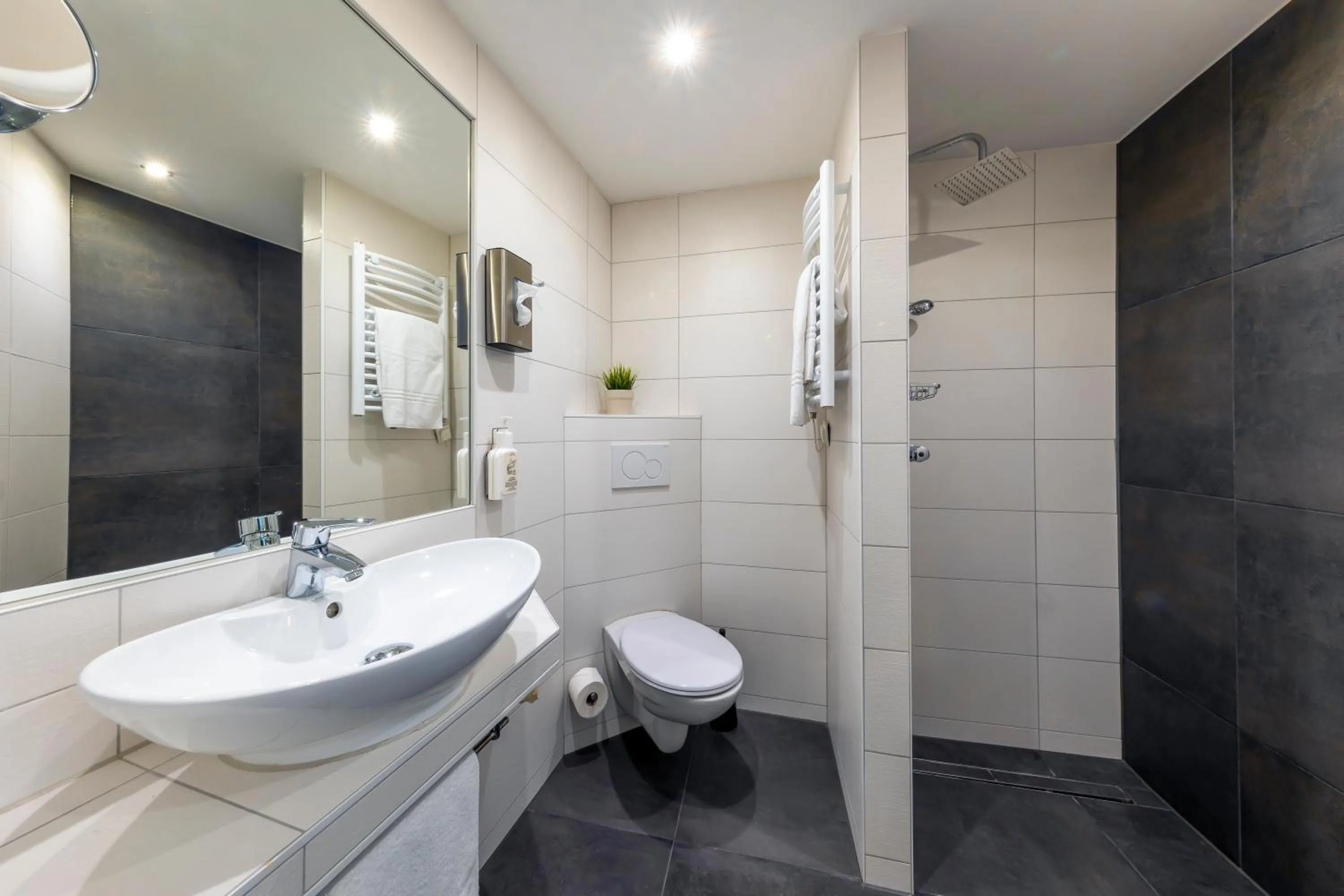 Bathroom in AKZENT Hotel Restaurant Roter Ochse Rhens bei Koblenz