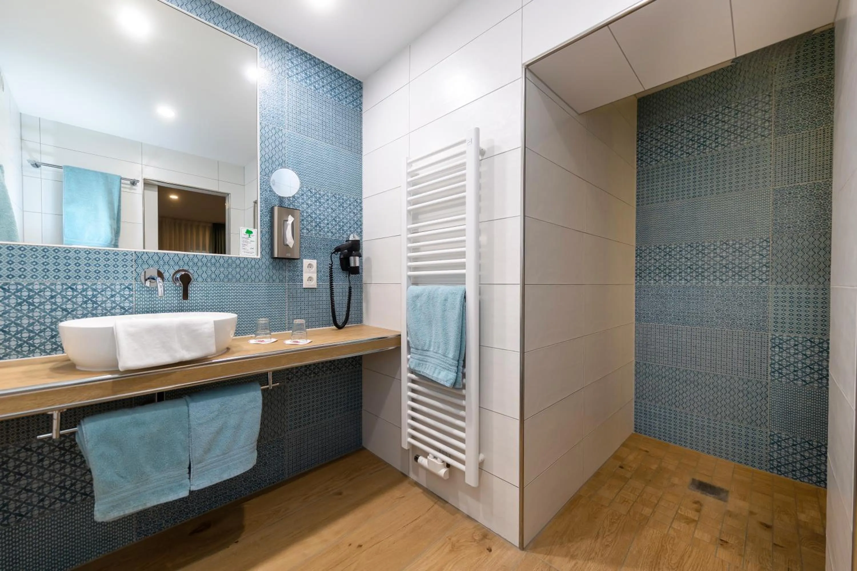 Shower in AKZENT Hotel Restaurant Roter Ochse Rhens bei Koblenz