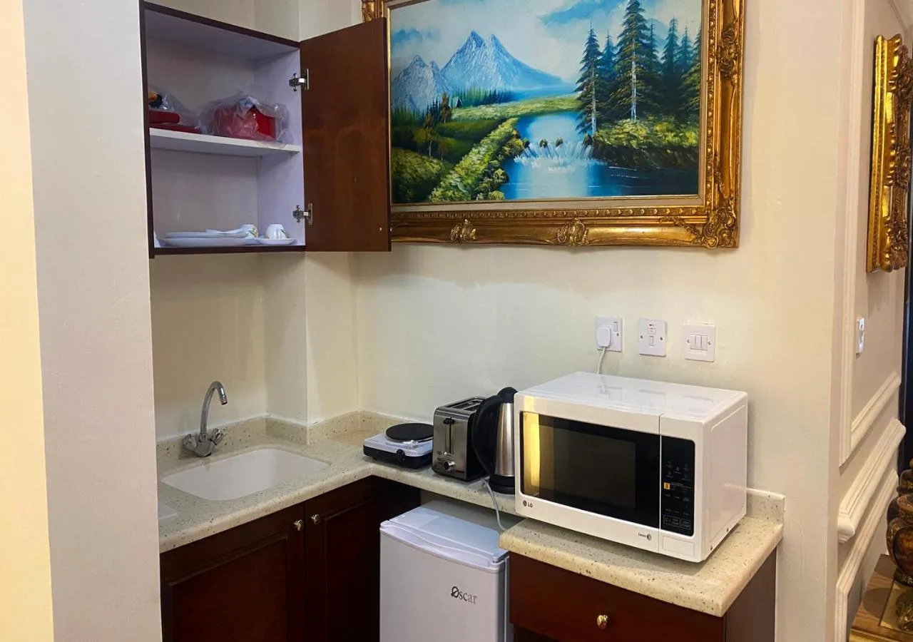 Kitchen or kitchenette in Majestic Hotel