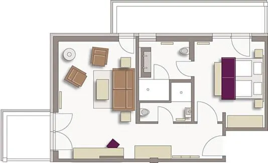 Floor plan in Hotel Exquisit