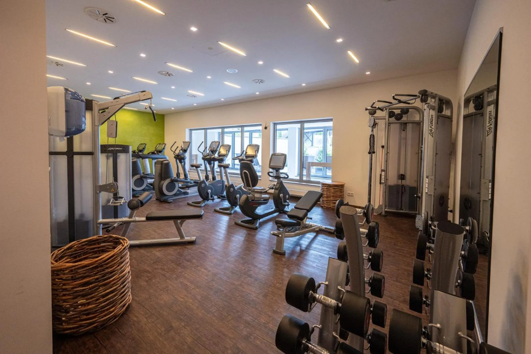 Fitness centre/facilities in Hotel Exquisit