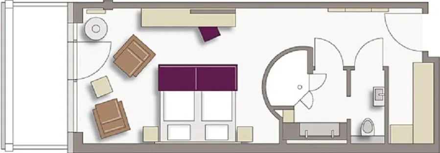 Floor plan in Hotel Exquisit