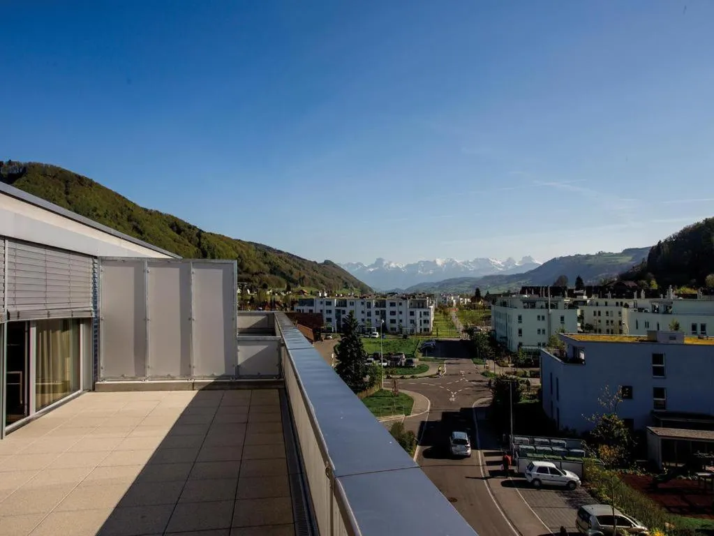 Top Floor Apartment with Large Terrace in Los Lorentes Apartments Bern Airport