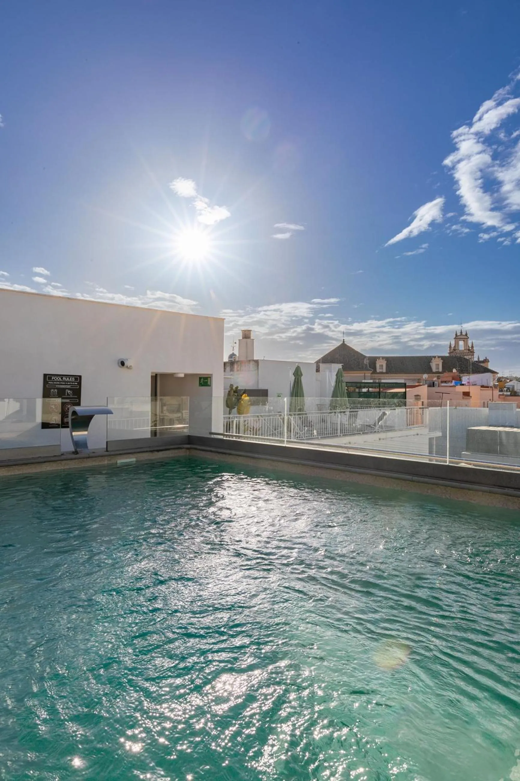 Pool view in Holiday Rentals Los Salados