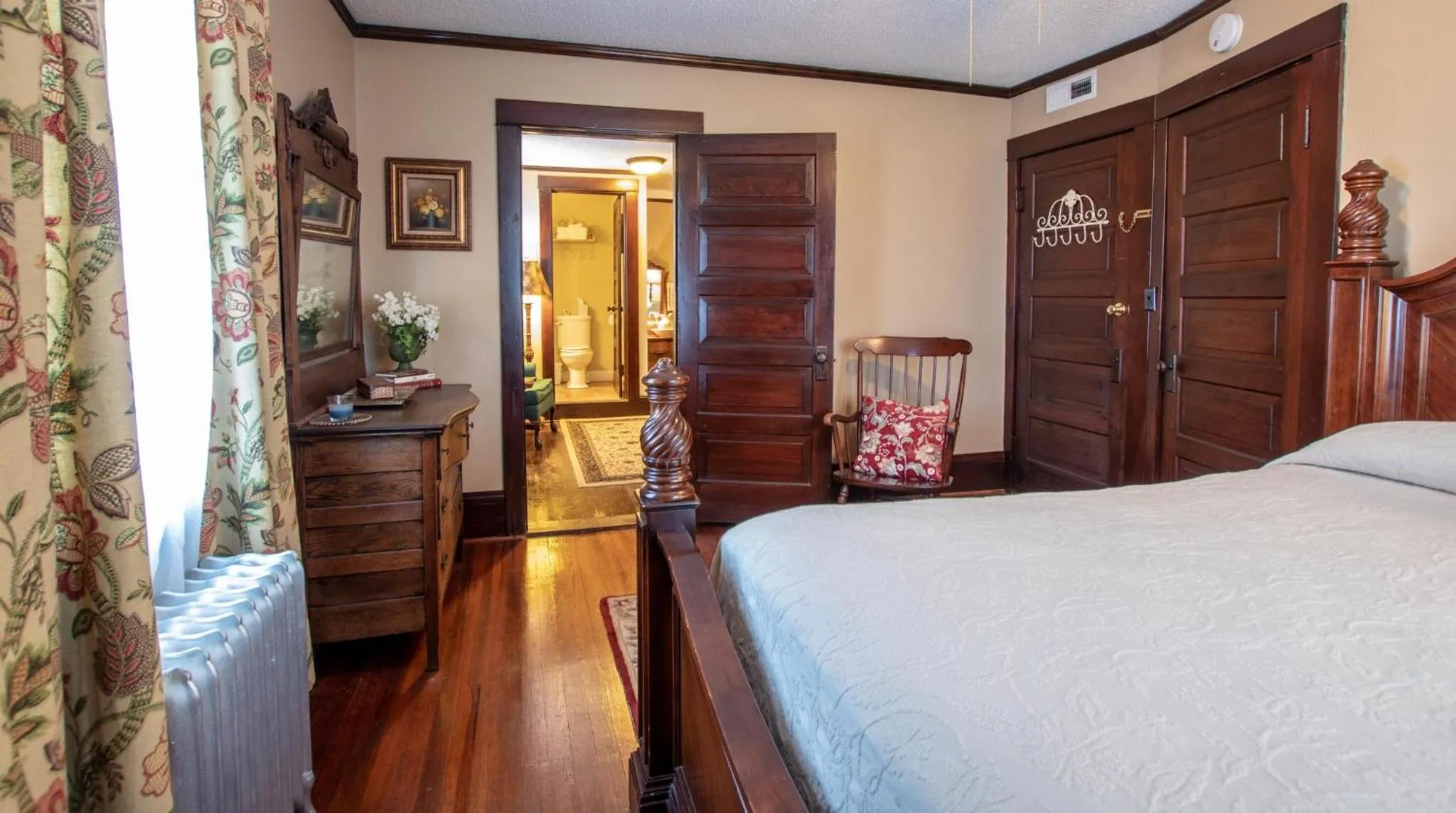 Bed in 1913 Badin Inn